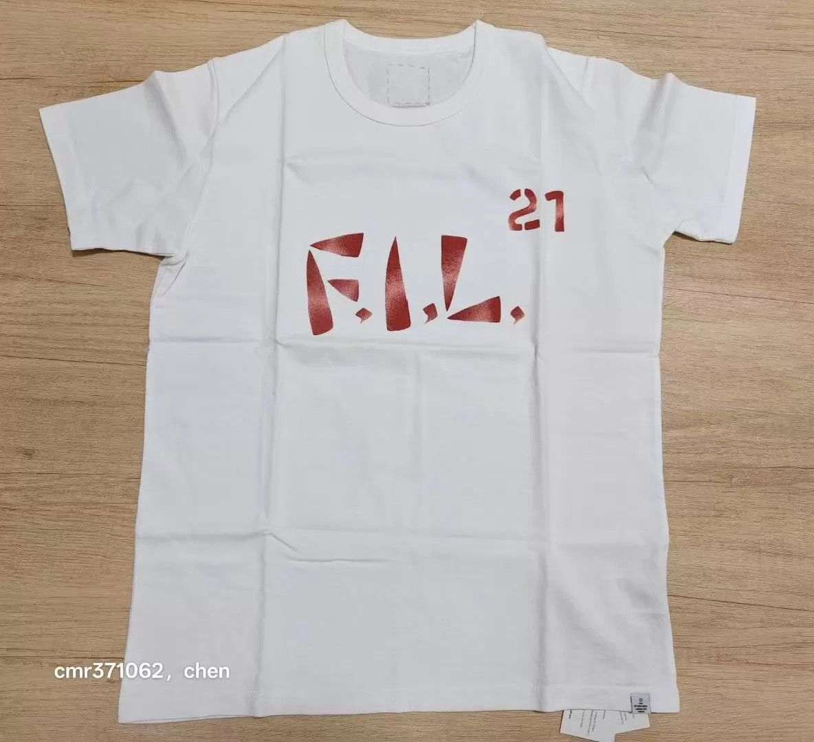 Visvim visvim 16aw spot stencil crew fil tee white2 size 2 slim fit Size US M / EU 48-50 / 2 - 1 Thumbnail