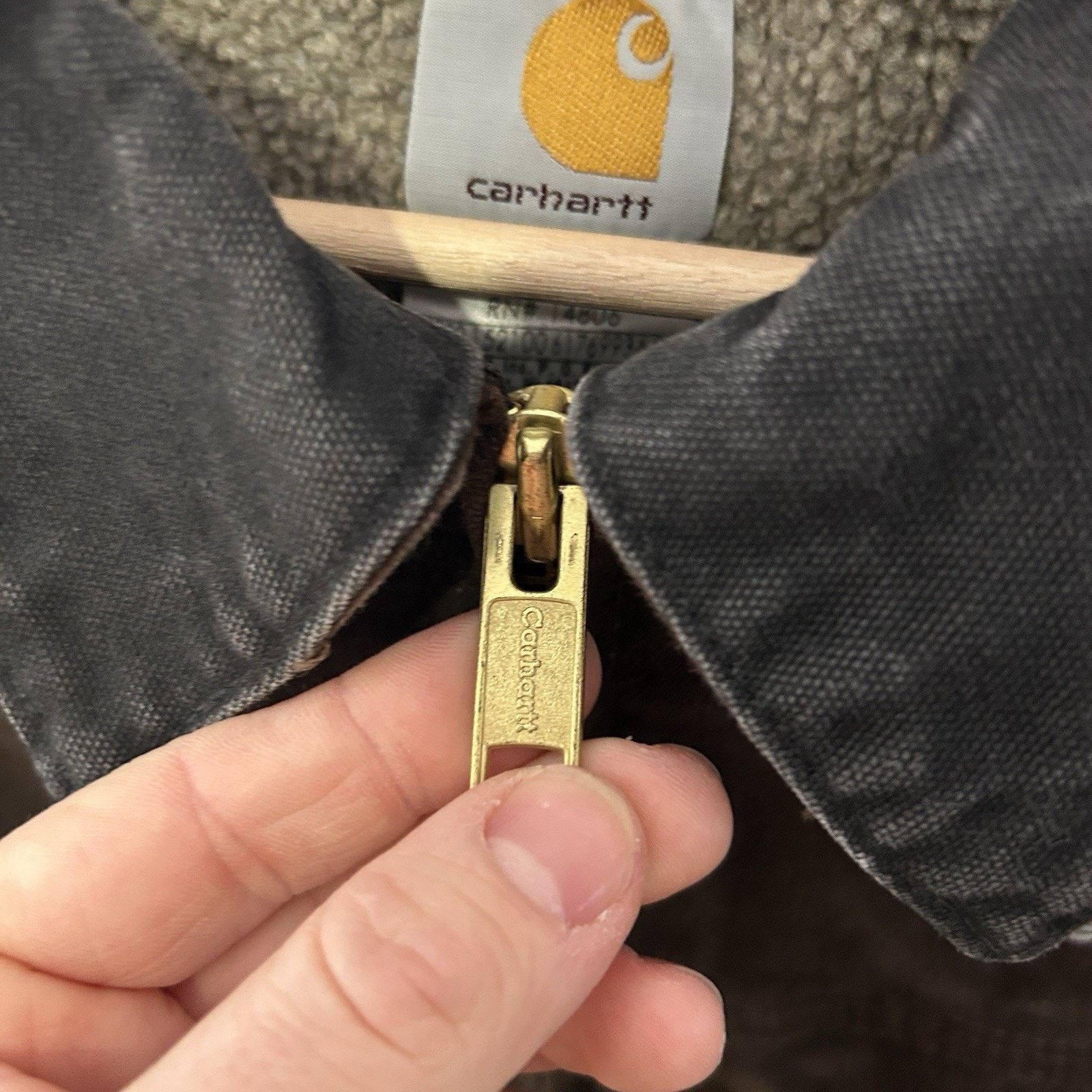 Carhartt Vintage Carhartt Sherpa-Lined Ridge Jacket “Dark Brown” C61 Size US XL / EU 56 / 4 - 13 Thumbnail