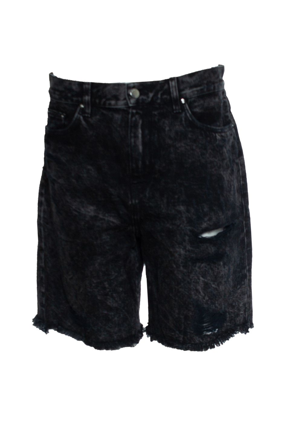 Amiri Amiri, Trasher denim shorts in black Size US 33 - 1 Thumbnail