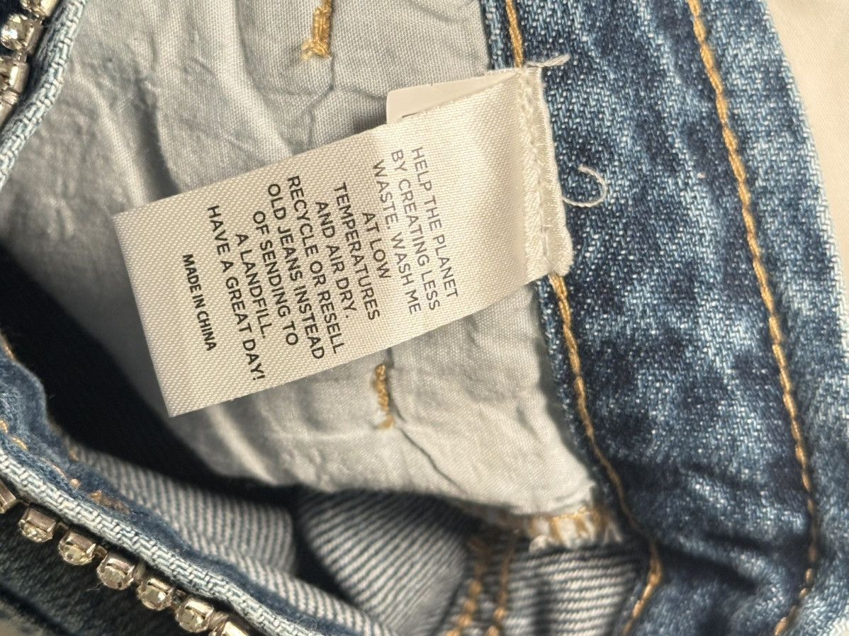 Pacsun PacSun Rhinestone Waistband 90s straight Jeans Size 26" / US 2 / IT 38 - 10 Thumbnail