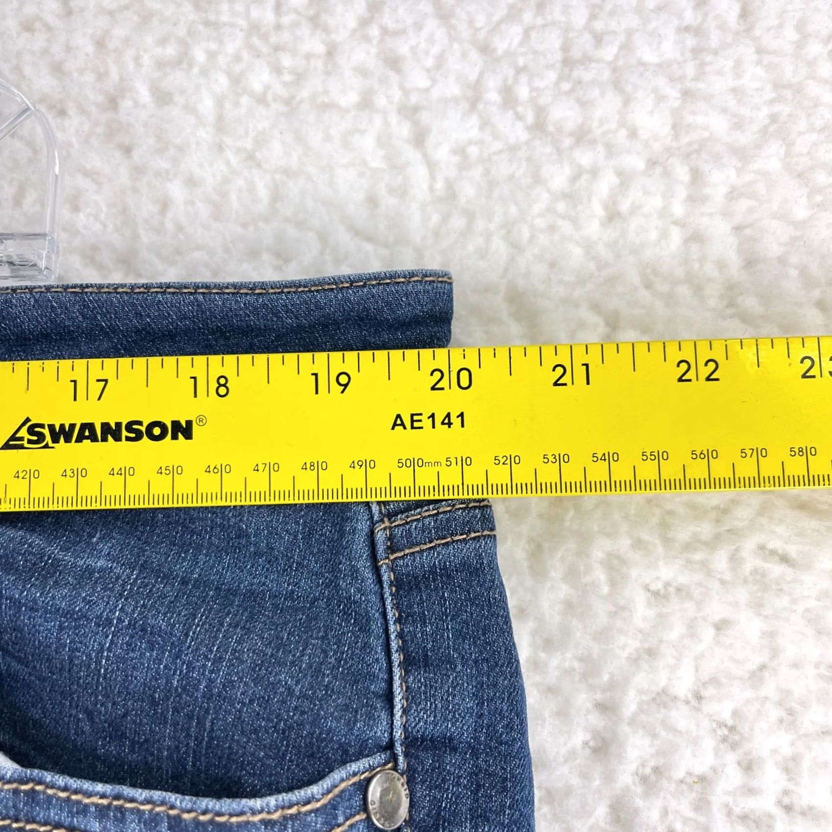 Torrid Torrid Jeans Denim Skinny Leg Blue Mid Rise Size 16 Womens Regular Stretch 5-Pocket Casual Medium Wash Vintage: No Size 38" / US 16 / IT 52 - 7 Thumbnail