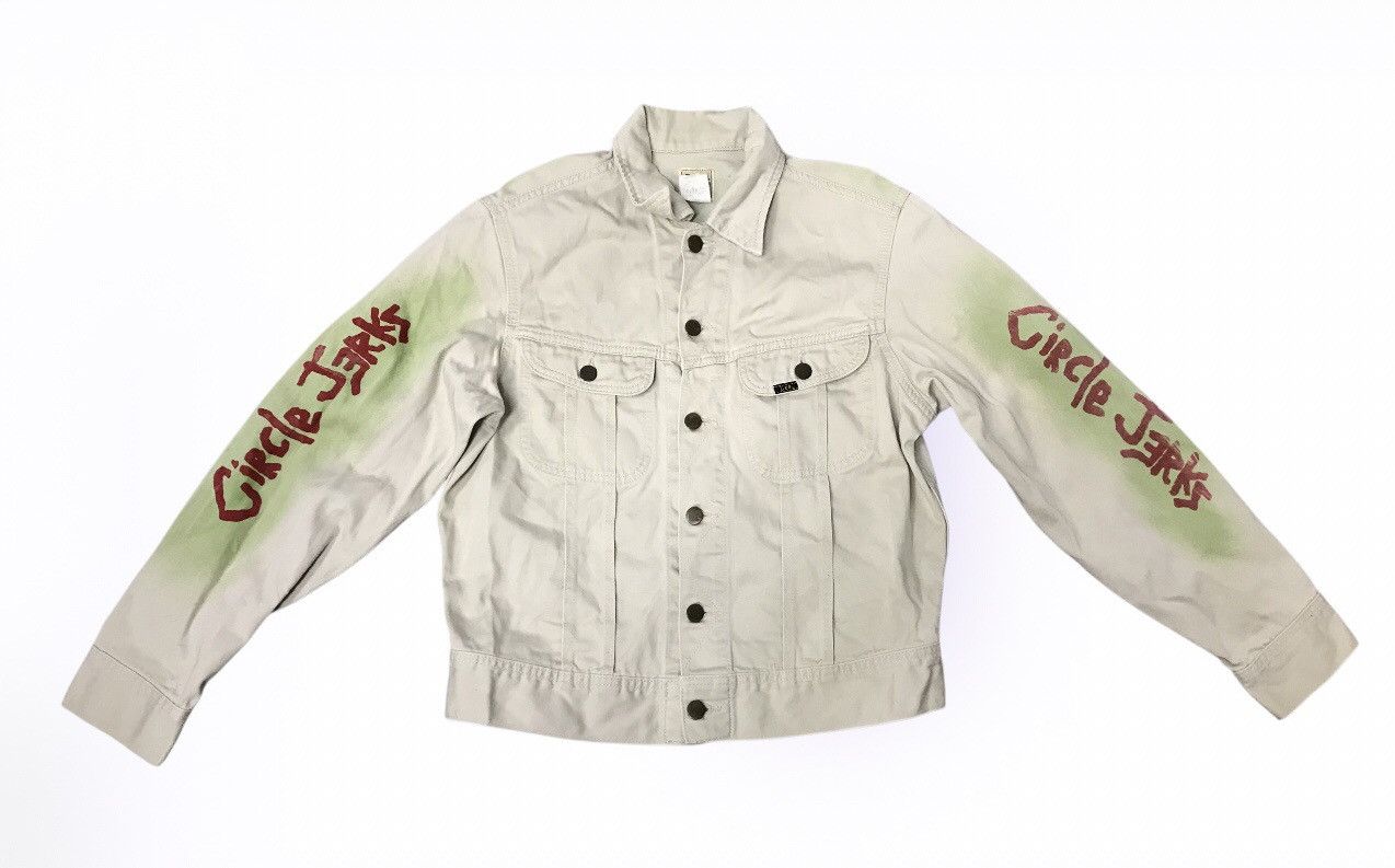 Band Tees × Lee Lee jacket custom circle jerks…. Size US M / EU 48-50 / 2 - 2 Thumbnail