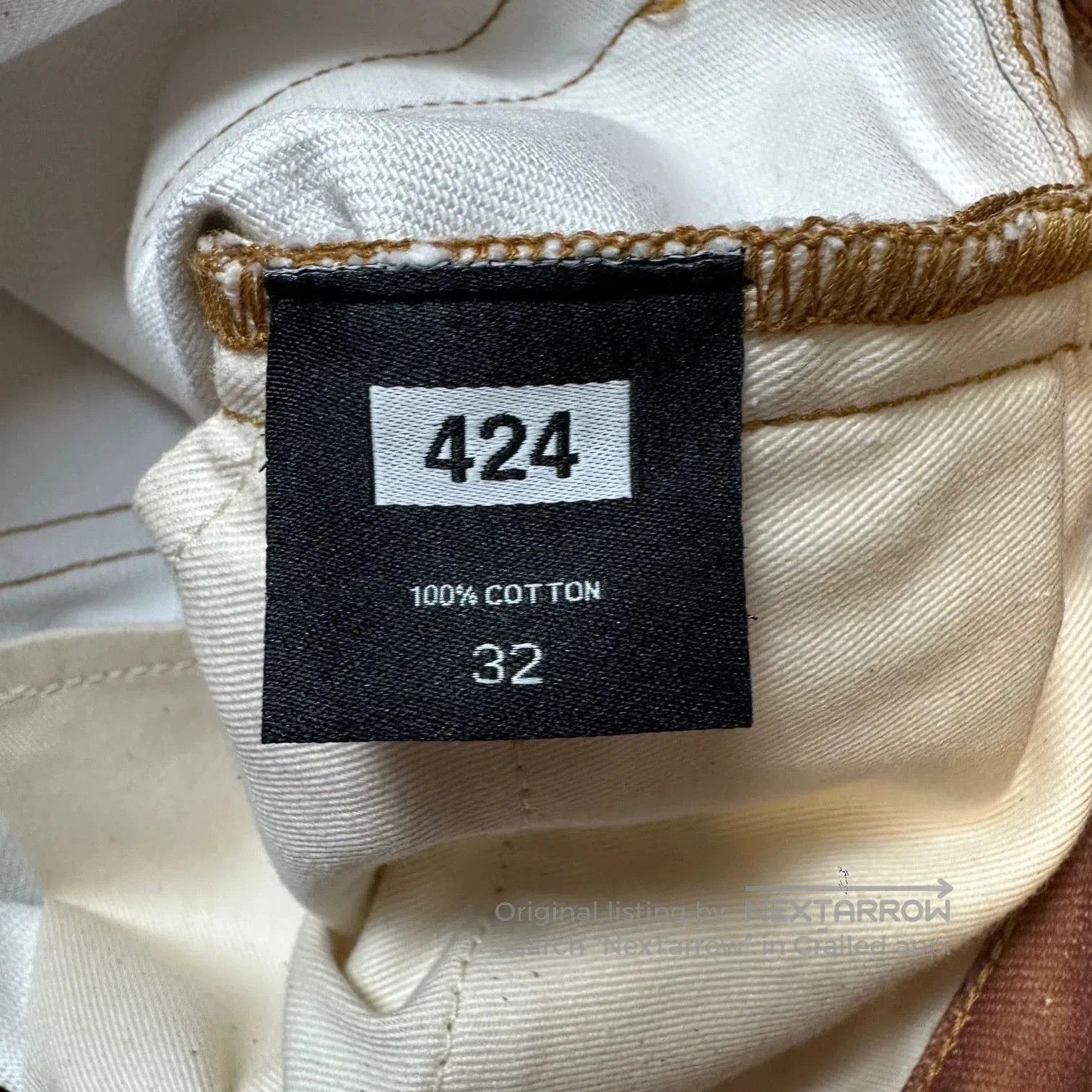 Stussy graffiti dyed denim pants for runway stars. Size US 32 / EU 48 - 3 Thumbnail