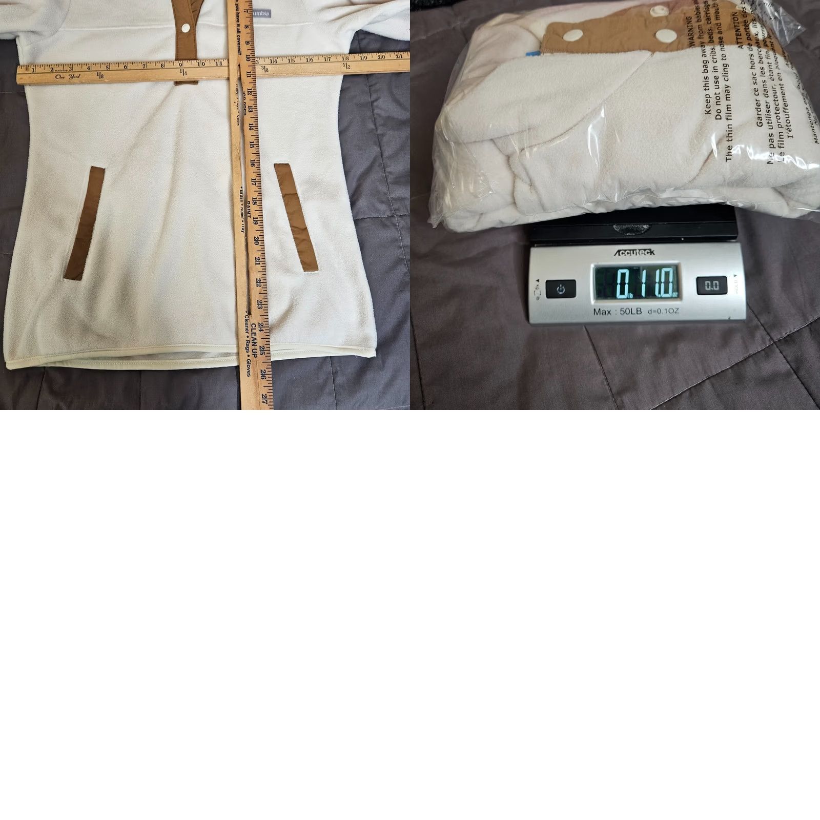 Vintage Columbia Women Jacket Fleece Pullover Outdoor Ivory XS Small Size XS / US 0-2 / IT 36-38 - 8 Thumbnail