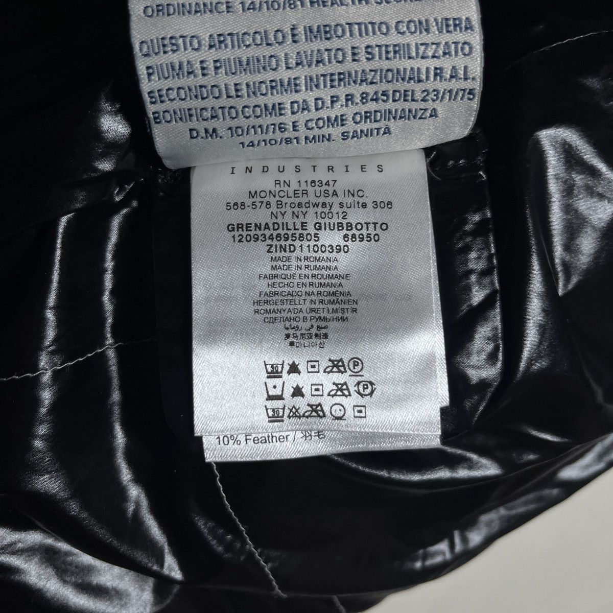 Moncler Moncler Grenadille Giubbotto Belted Puffer Jacket Size M / US 6-8 / IT 42-44 - 6 Thumbnail