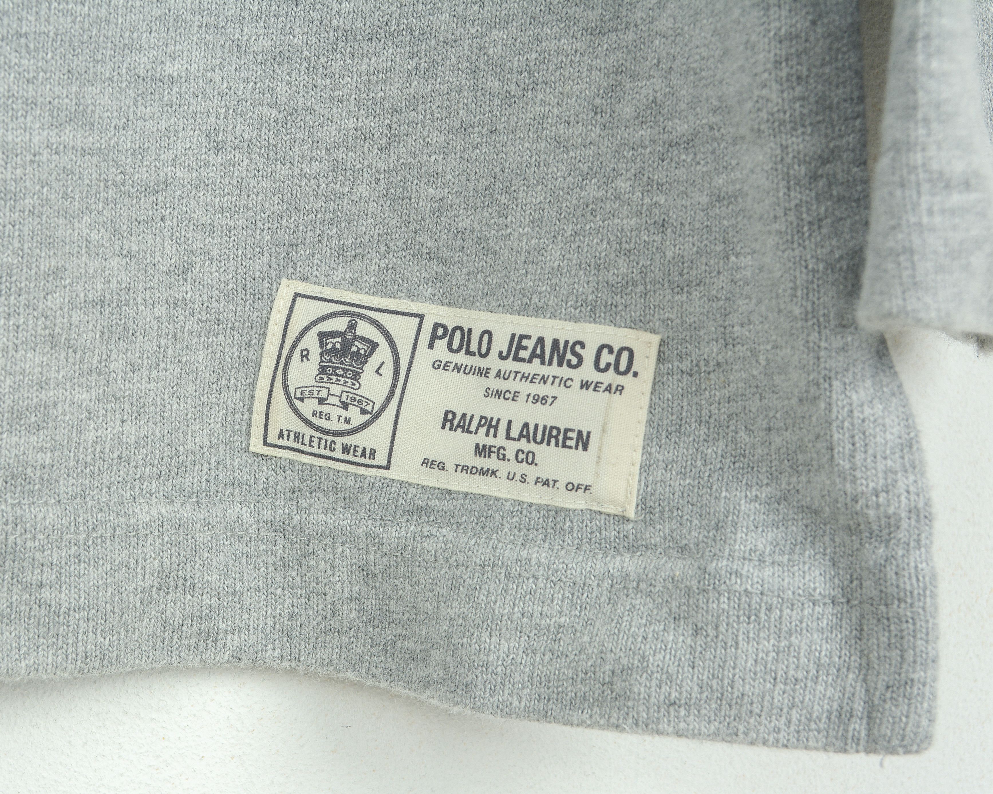 Polo Ralph Lauren POLO JEANS Pullover Jumper Sweater V-Neck Sweatshirt Top Size US XL / EU 56 / 4 - 8 Thumbnail