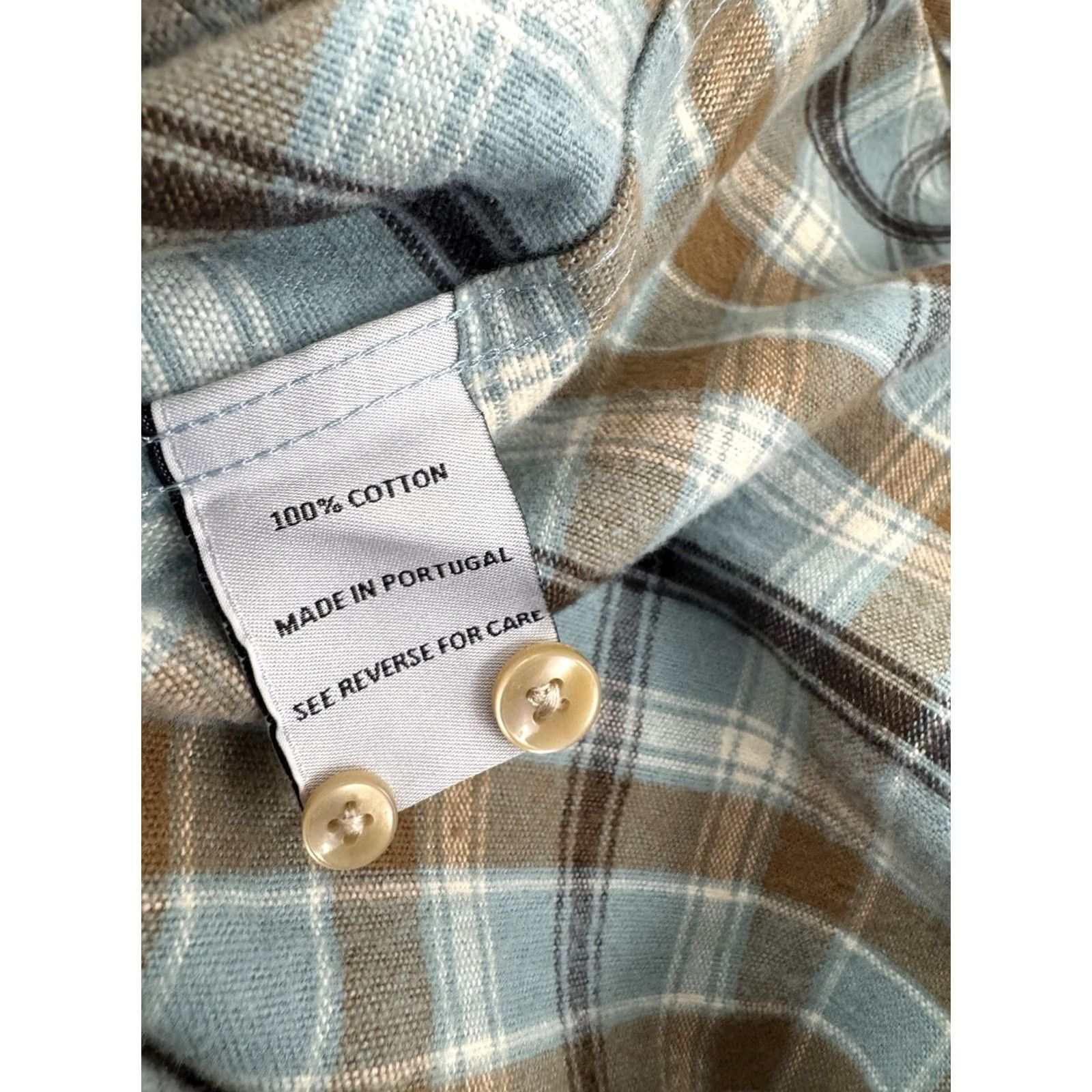 Portuguese Flannel PORTUGUESE FLANNEL - Mens XL Plaid Shirt Shirt Long Sleeve Button-Up Multicolor Plaid B10 XL Mens Size US XL / EU 56 / 4 - 6 Thumbnail