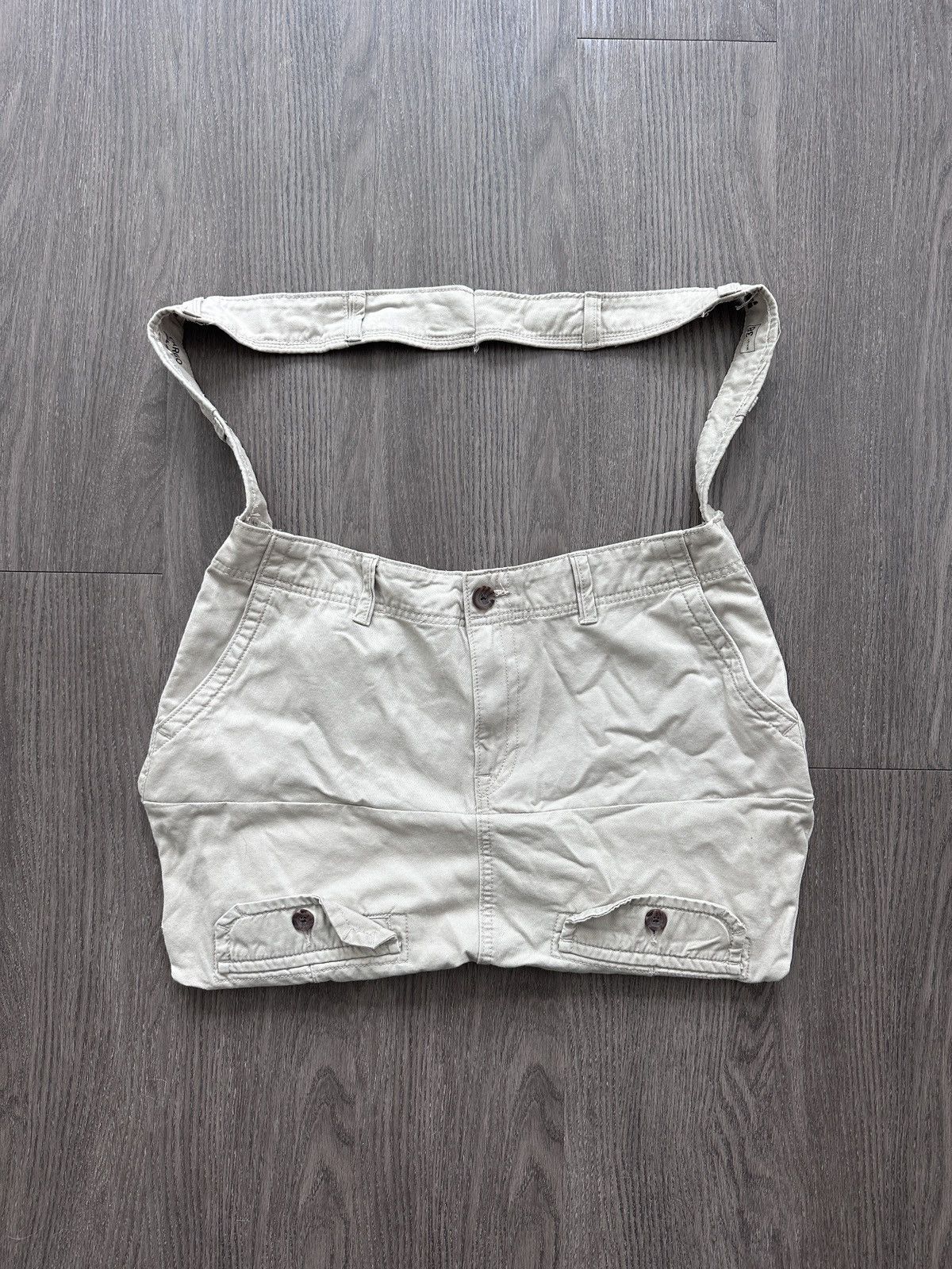 Handmade Custom Upcycled Cargo Pants and Tote Bag Set Size US 32 / EU 48 - 3 Thumbnail