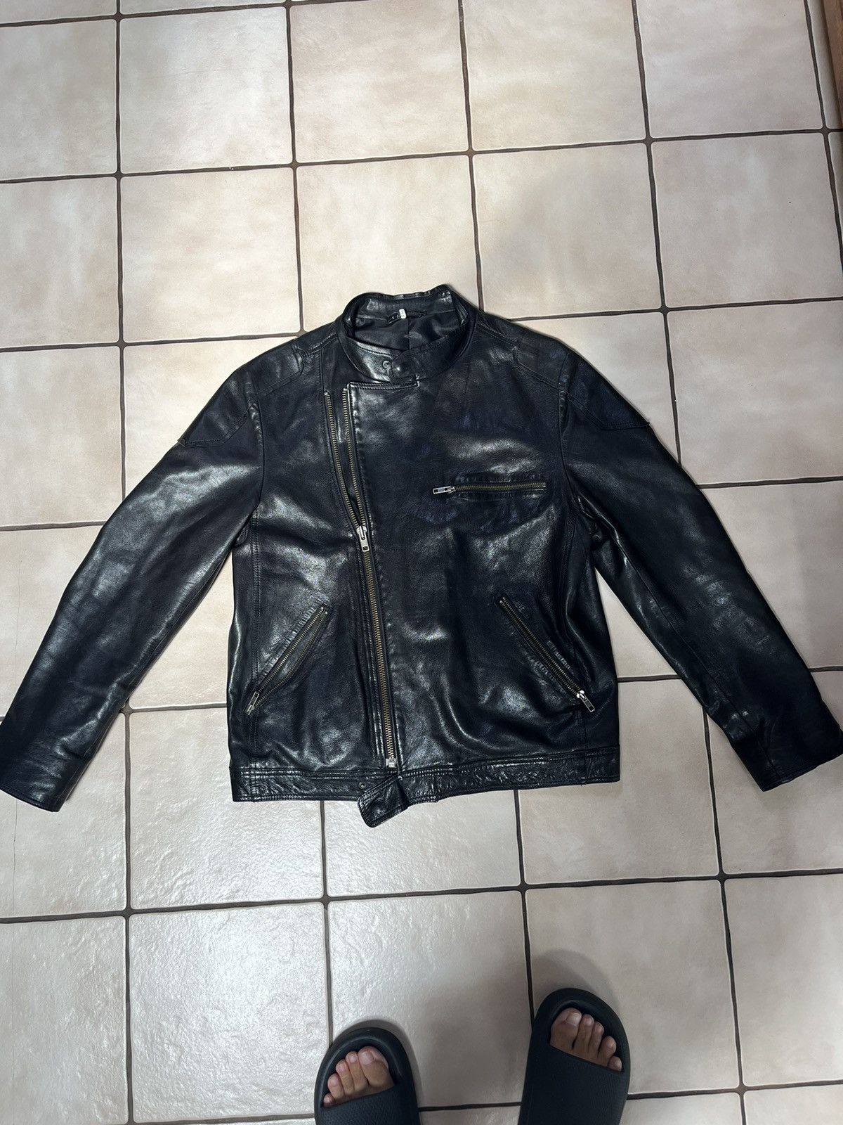 Theory Theory black leather moto jacket M Size US M / EU 48-50 / 2 - 1 Thumbnail