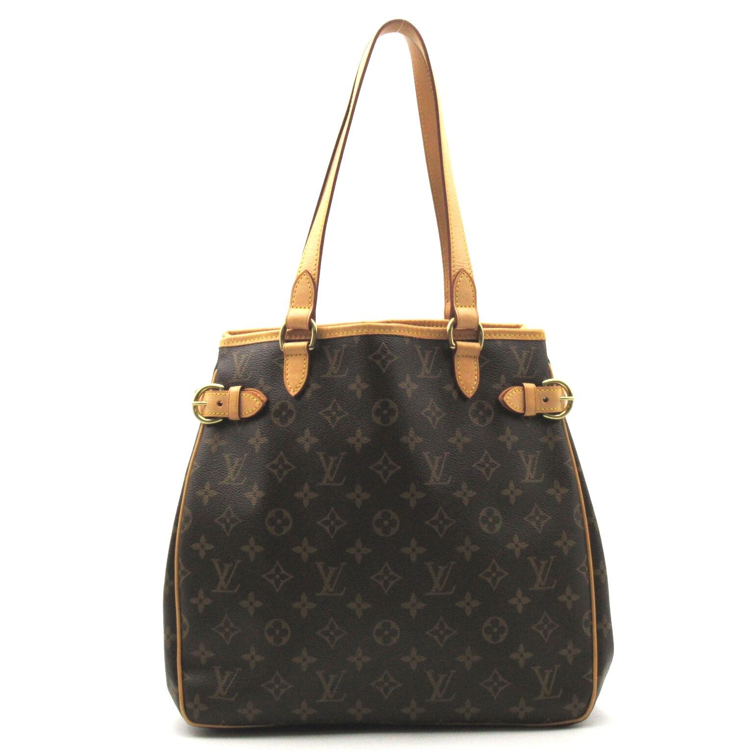 Louis Vuitton Batignolles Vertical Tote PVC Coated Canvas Leather Monogram