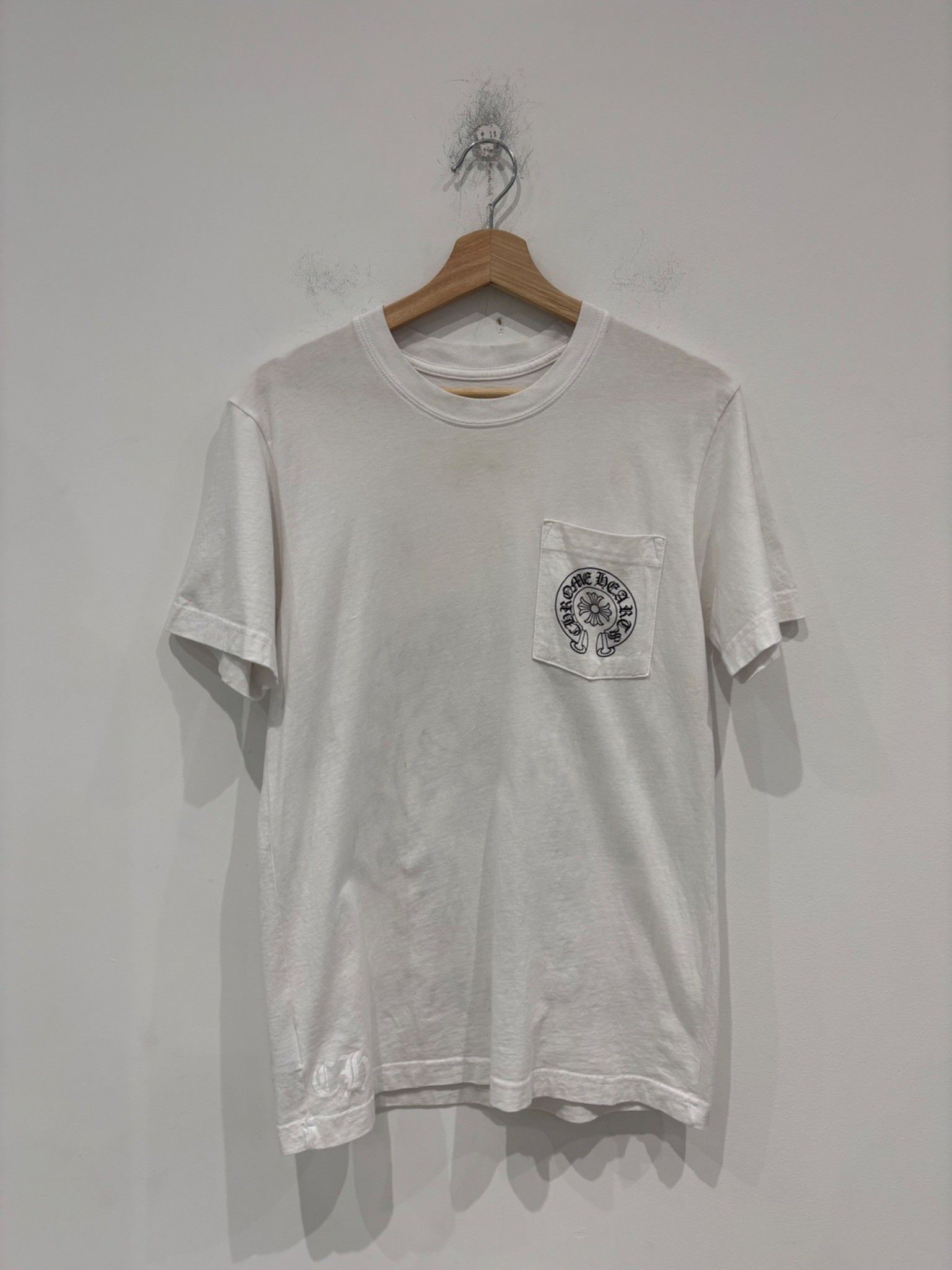 Chrome Hearts Chrome Hearts Hong Kong Pocket Tee White Size US S / EU 44-46 / 1 - 1 Thumbnail