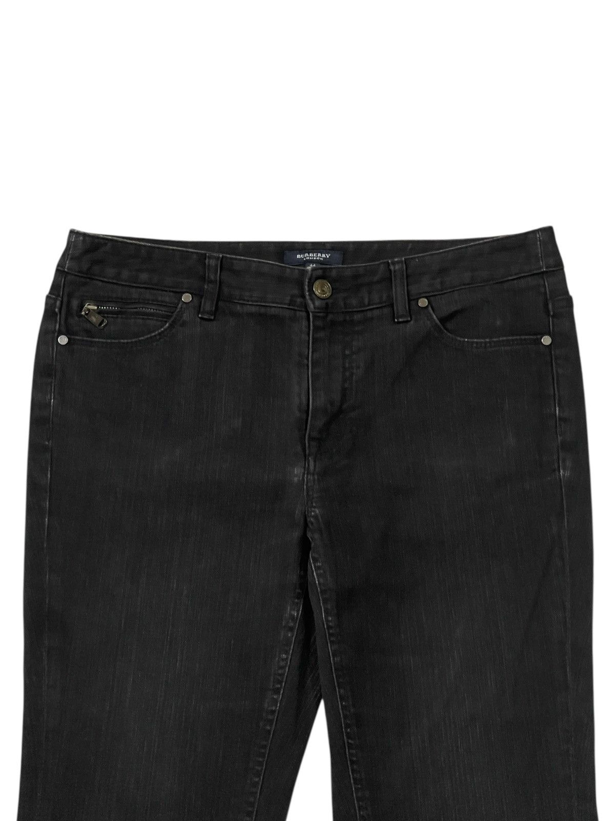 Burberry Burberry London Straight Fit Black Jeans Denim Size US 32 / EU 48 - 2 Thumbnail