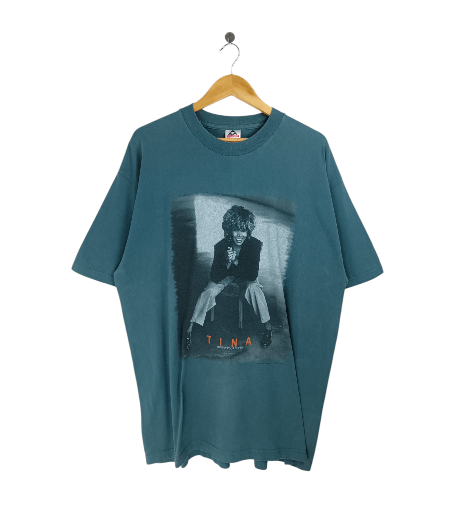Rap Tees VINTAGE 2000 TINA TURNER 24 SEVEN TEE whitney jackson prince Size US XL / EU 56 / 4 - 1 Thumbnail