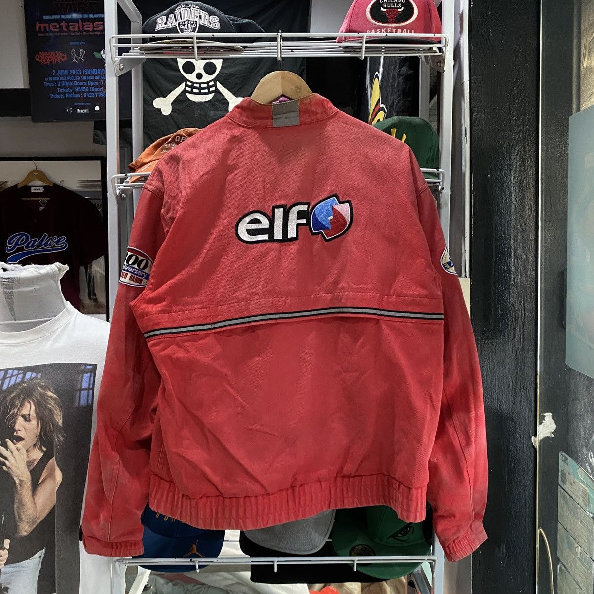 Hein Gericke × Kadoya VINTAGE ELF 300 ANNIVERSARY RACING MOTORCYCLE JACKET BIGLOGO Size US M / EU 48-50 / 2 - 1 Thumbnail