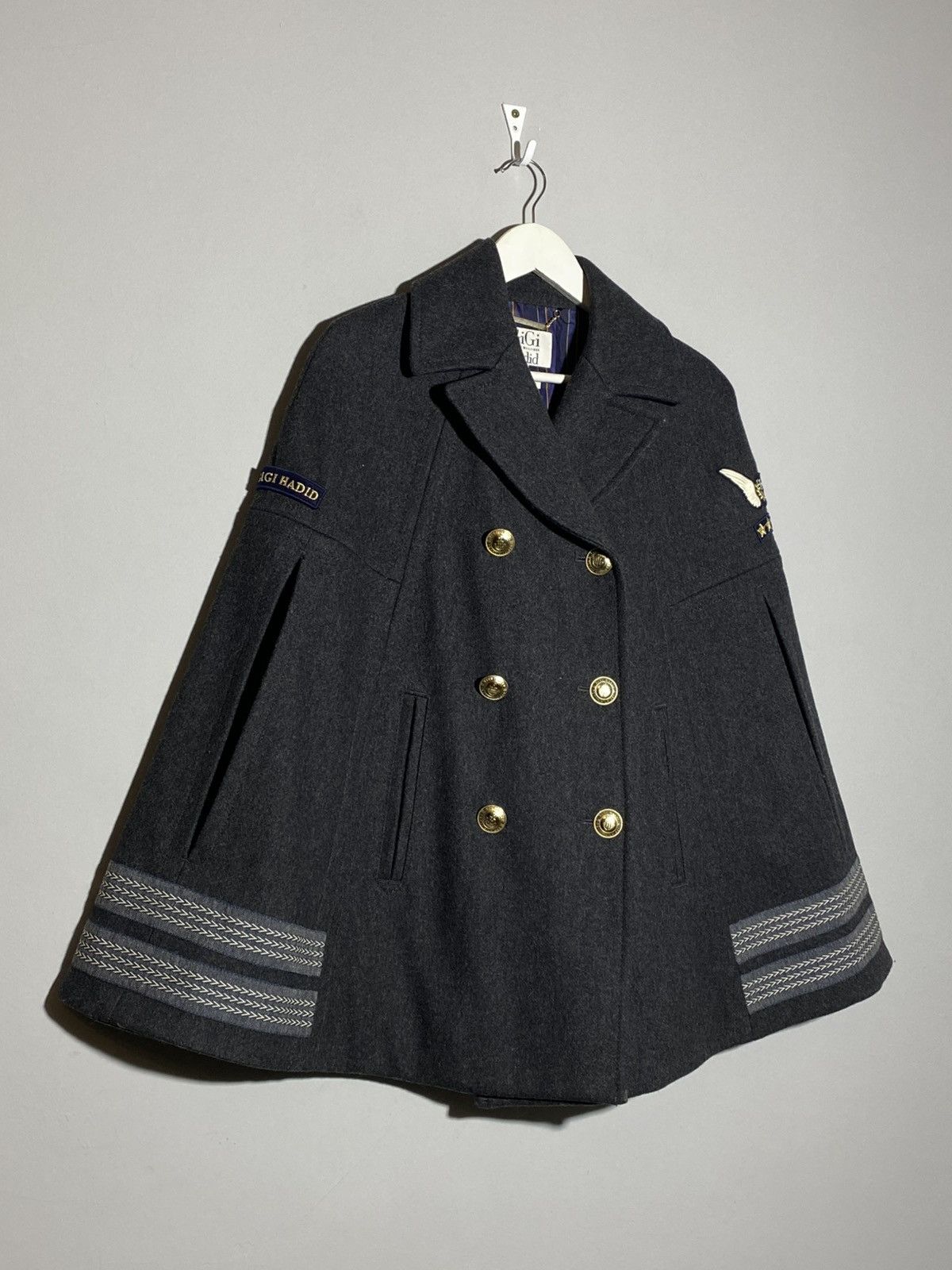 Tommy Hilfiger Gigi Hadid x Tommy Hilfiger Runway Wool Coat Jacket Size S / US 4 / IT 40 - 4 Thumbnail