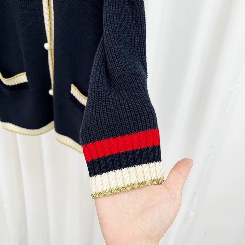 Gucci Gucci Embroidered Knit Cardigan with Pearl Buttons-2506 Size XS / US 0-2 / IT 36-38 - 4 Thumbnail