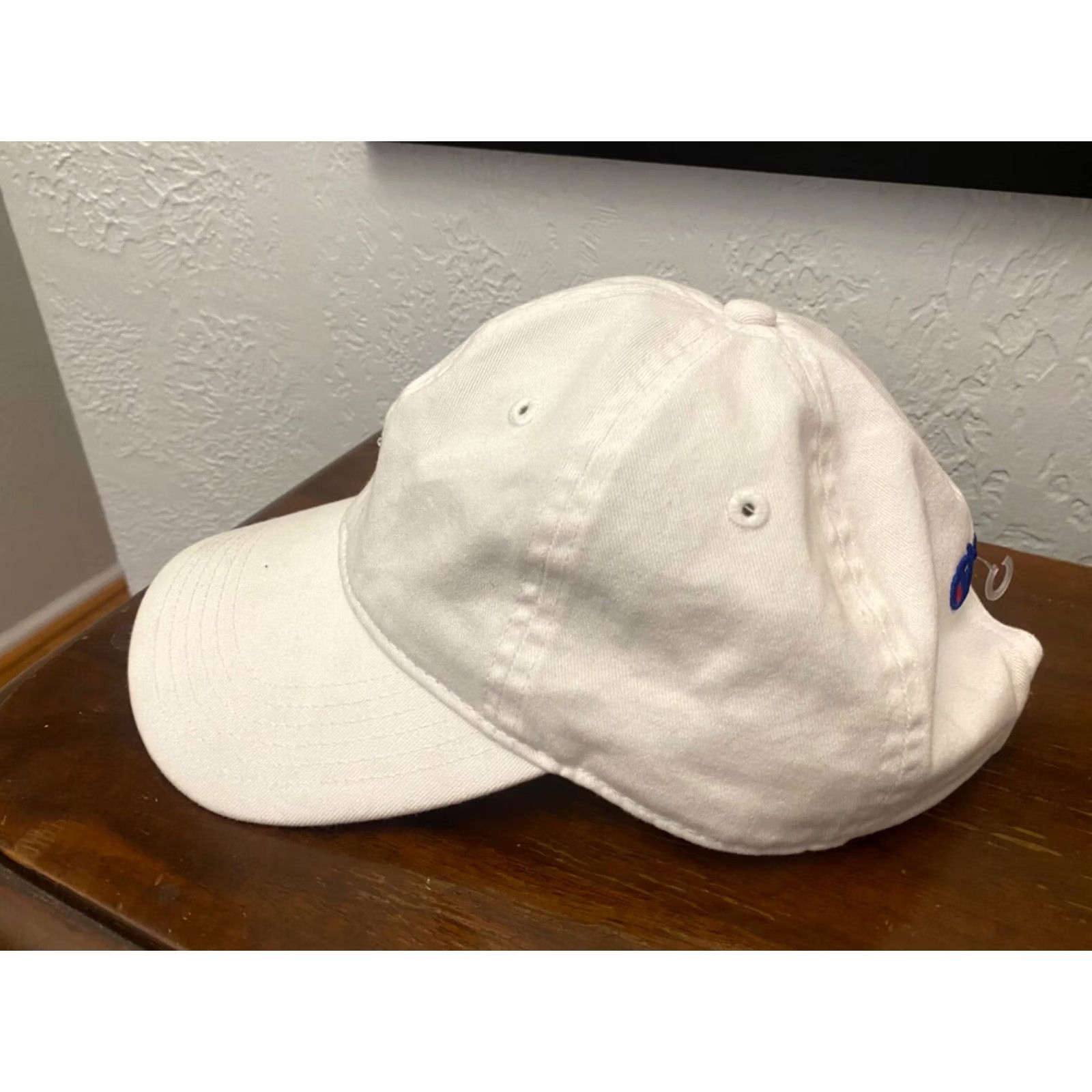 Champion Champion White Logo Baseball Hat Small Logo Adjustable Mens Cap Size ONE SIZE - 2 Thumbnail
