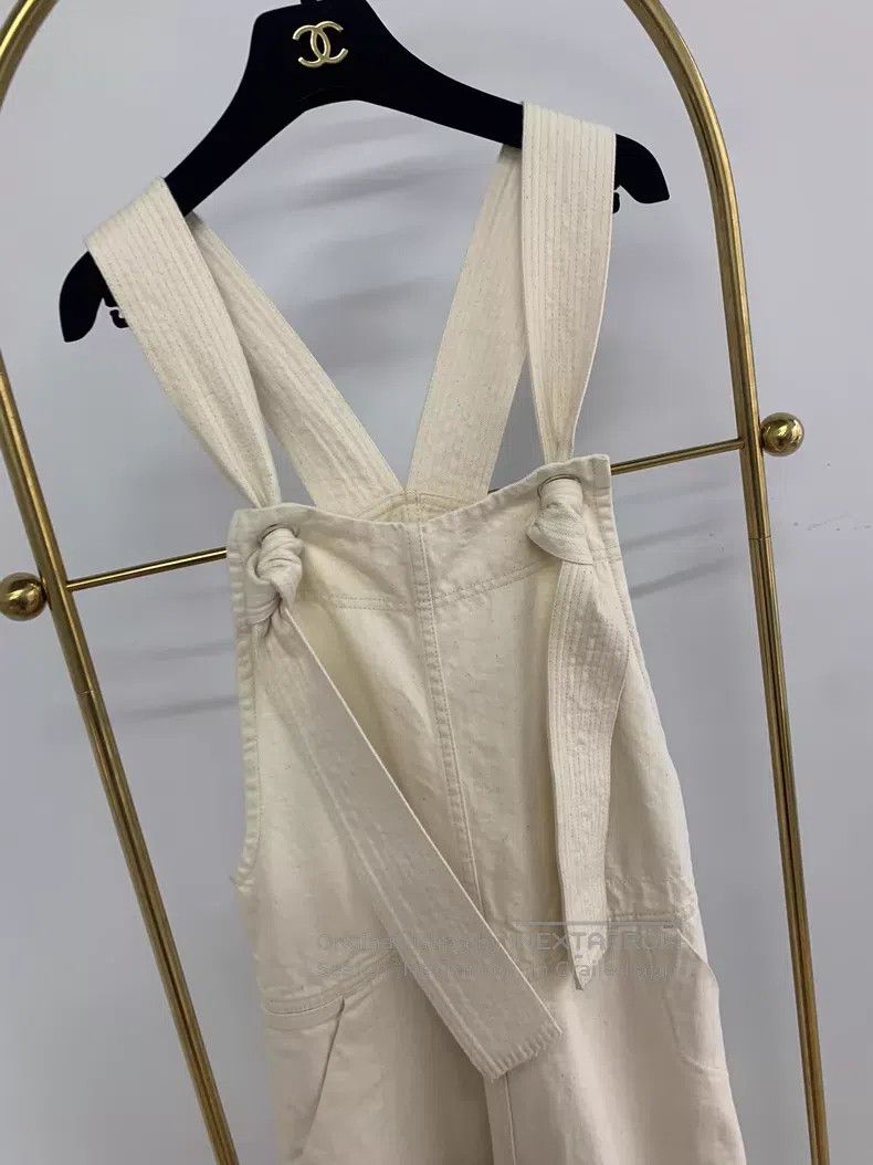 Jil Sander Jil Sander size 34 Long skirt with beige suspenders Size M / US 6-8 / IT 42-44 - 2 Thumbnail