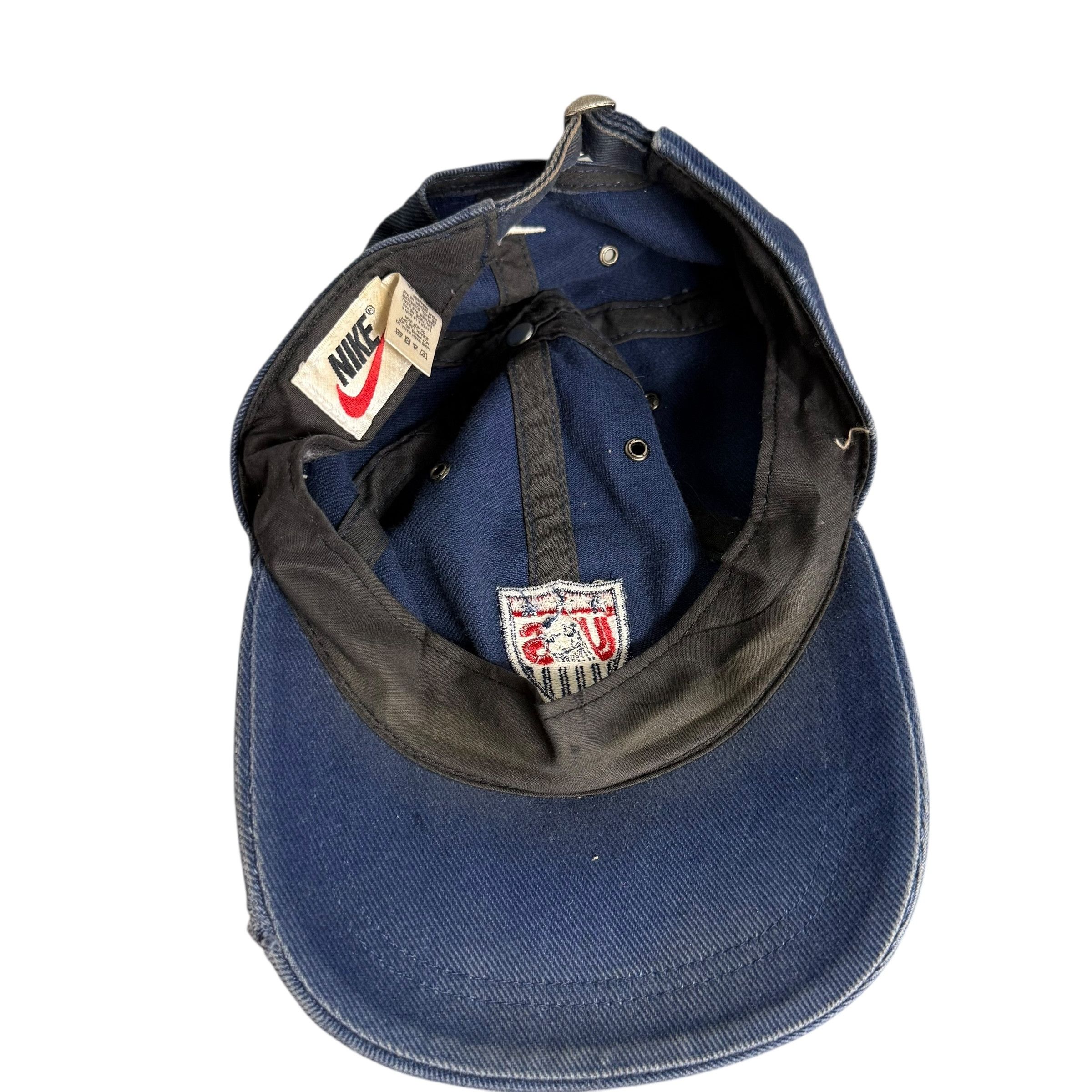 Nike 🔥RARE🔥Vintage Nike USA Football Team Baseball Cap Size ONE SIZE - 8 Thumbnail