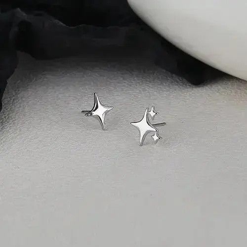 Vintage Star galaxy steel earrings Size ONE SIZE - 8 Thumbnail