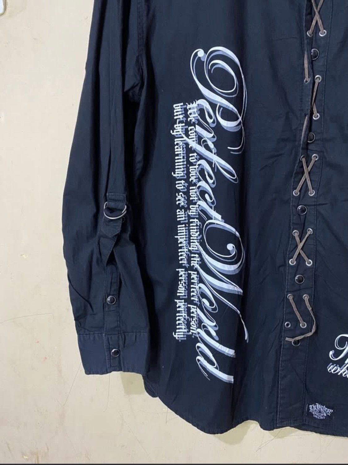 If Six Was Nine 31040 = Skkone Poem Japanese Shirt Size US L / EU 52-54 / 3 - 3 Thumbnail