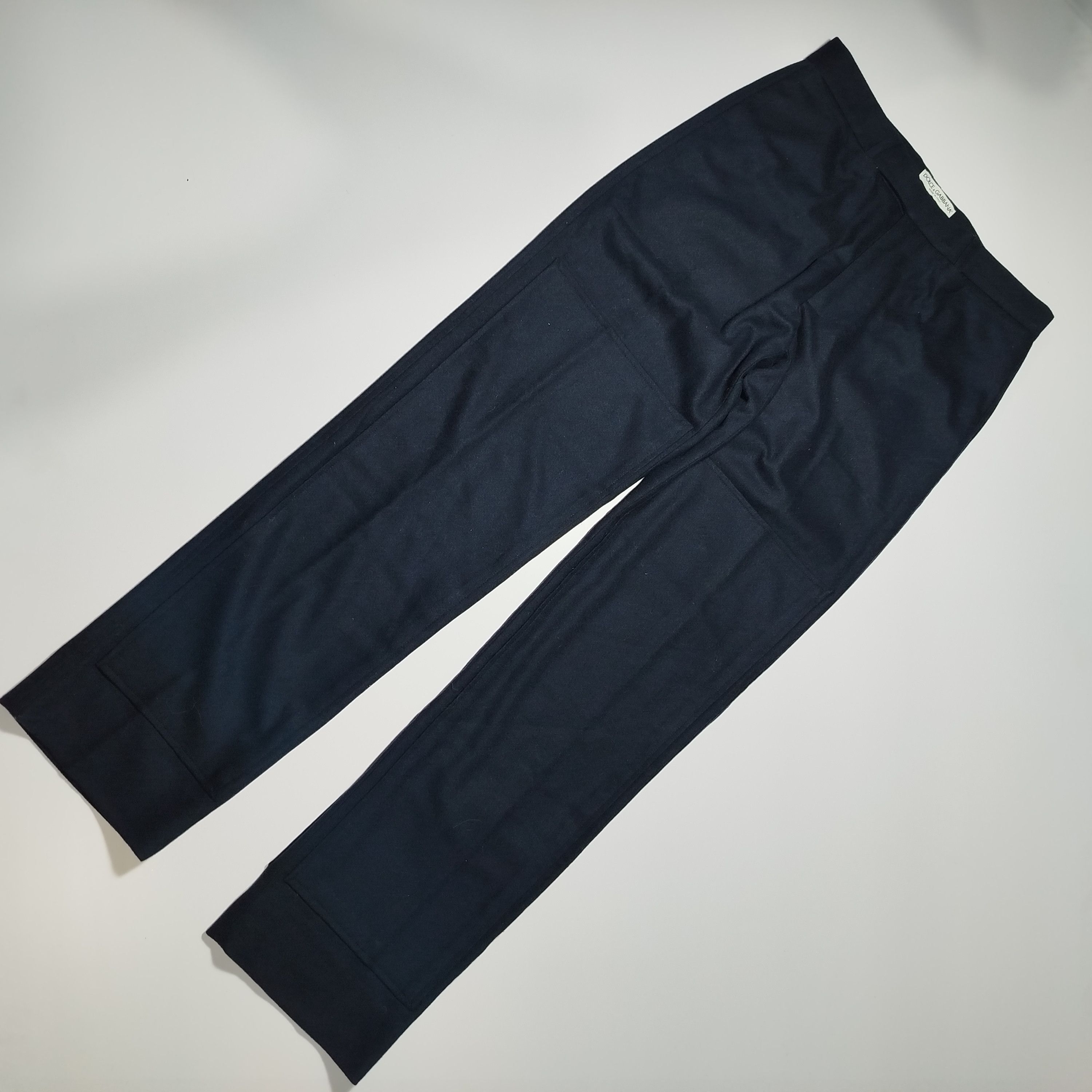Dolce & Gabbana D&G WOOL DOUBLE KNEE PANTS MULTIPLE POCKETS Size US 30 / EU 46 - 2 Thumbnail