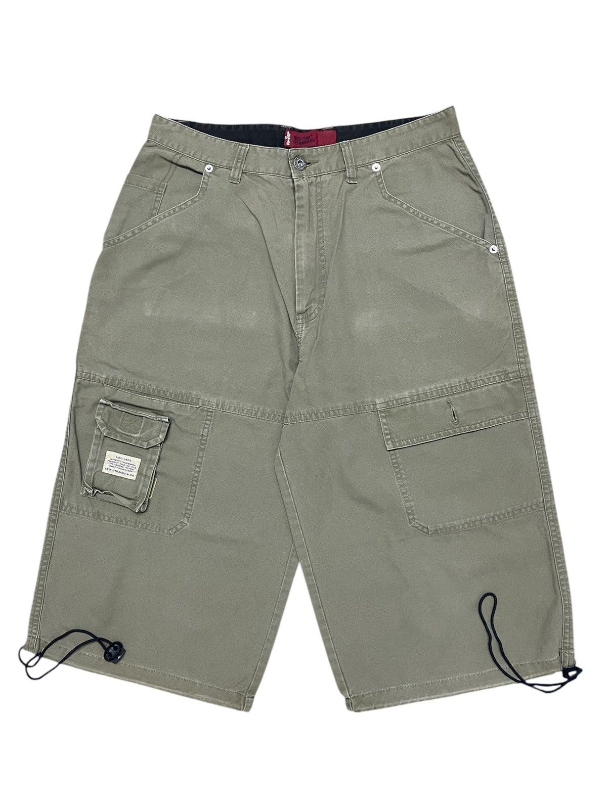 Levi's × Levi's Made & Crafted × Levi's Vintage Clothing Levis Red Tab Three quarters cargo tactical Jort Style Size US 30 / EU 46 - 1 Thumbnail
