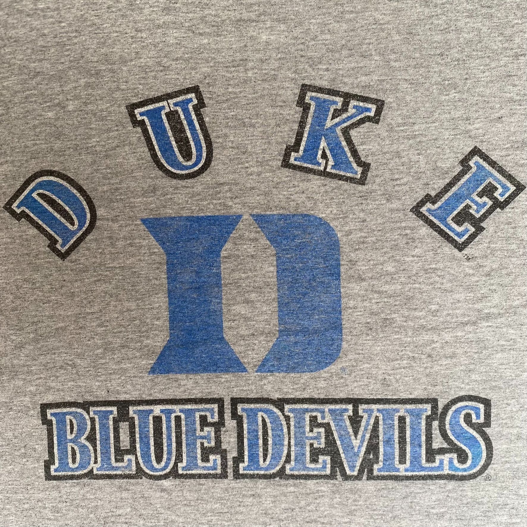 Vintage Vintage 90s Duke University Shirt Blue Devils College Tee Size US XL / EU 56 / 4 - 3 Thumbnail