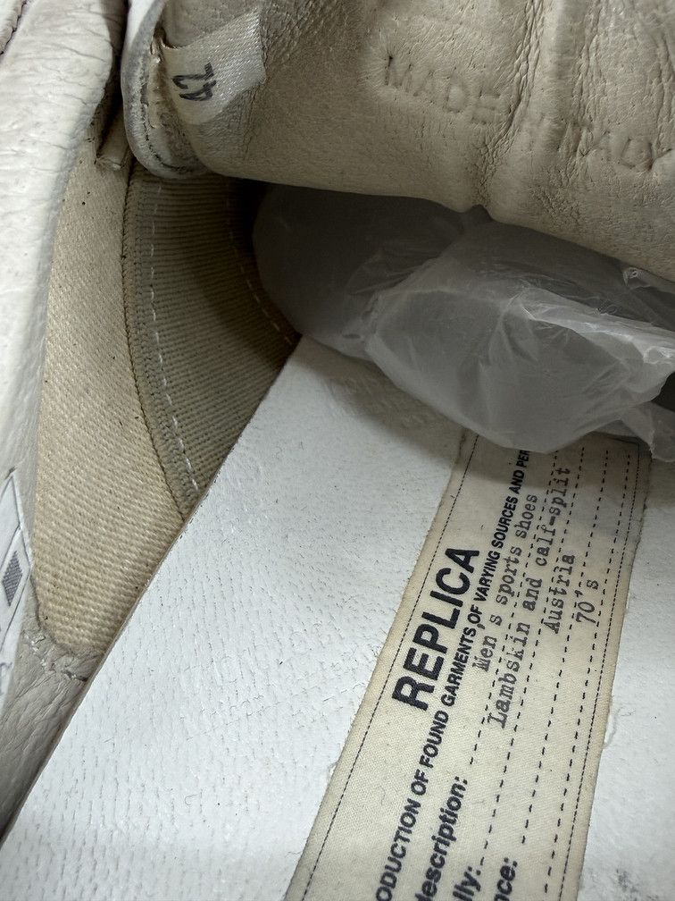 Maison Margiela SS09 GAT Low White Leather Size US 9 / EU 42 - 7 Thumbnail