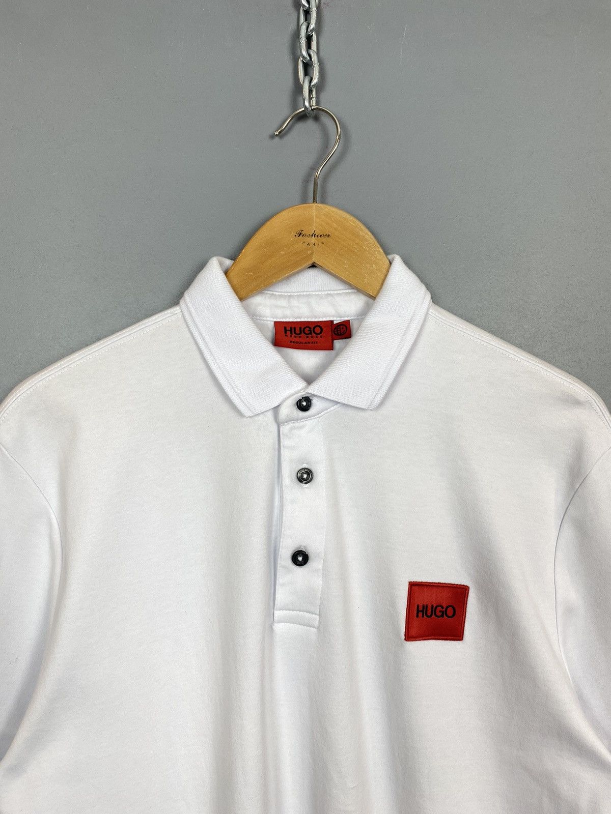 Hugo Boss Hugo Boss Short Sleeve Polo Shirt Men’s Size 3XL White Top Size US XXL / EU 58 / 5 - 2 Thumbnail