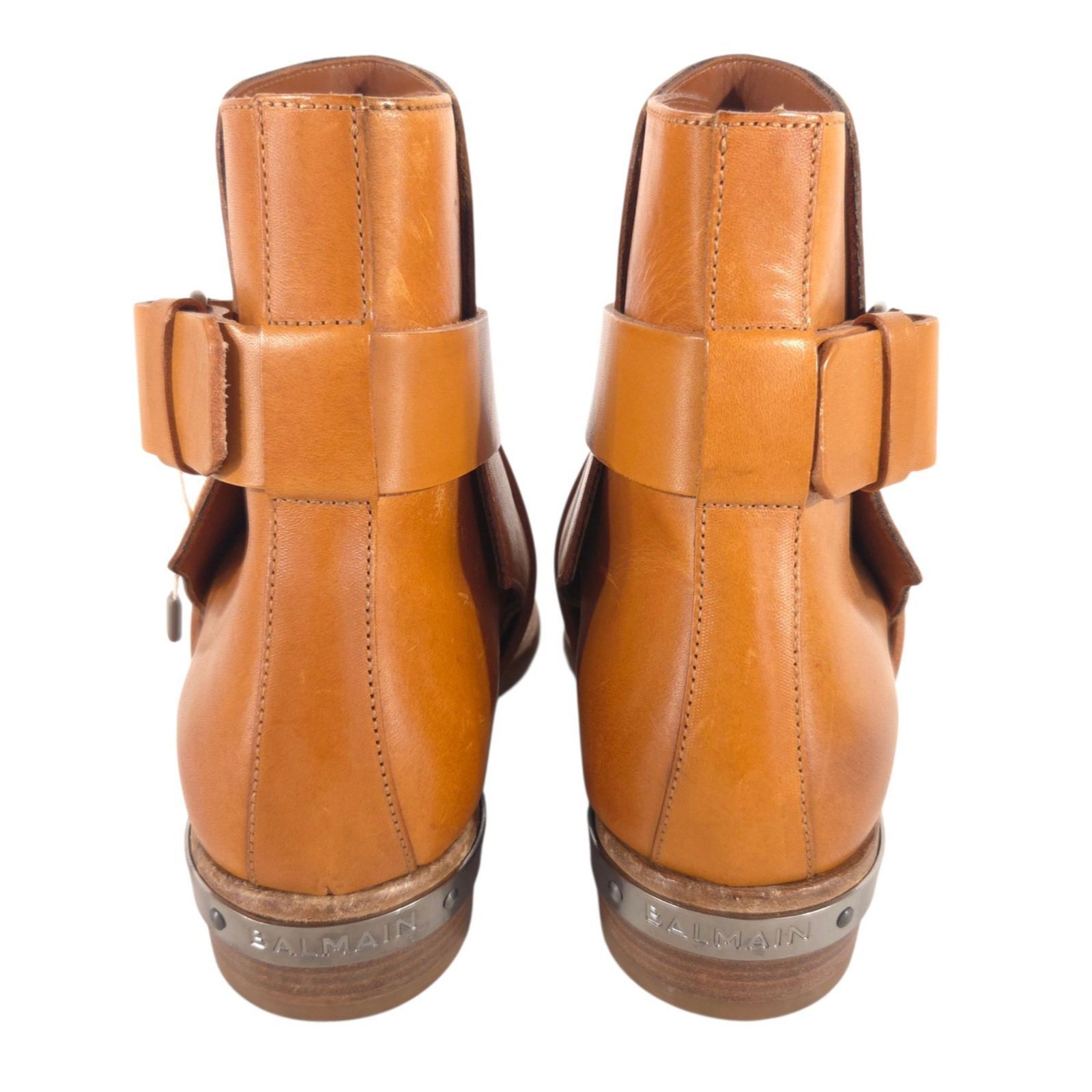 Balmain Balmain Ranger Buckle Leather Ankle Boots US 9 EU 39 Womens Size US 9 / IT 39 - 6 Thumbnail