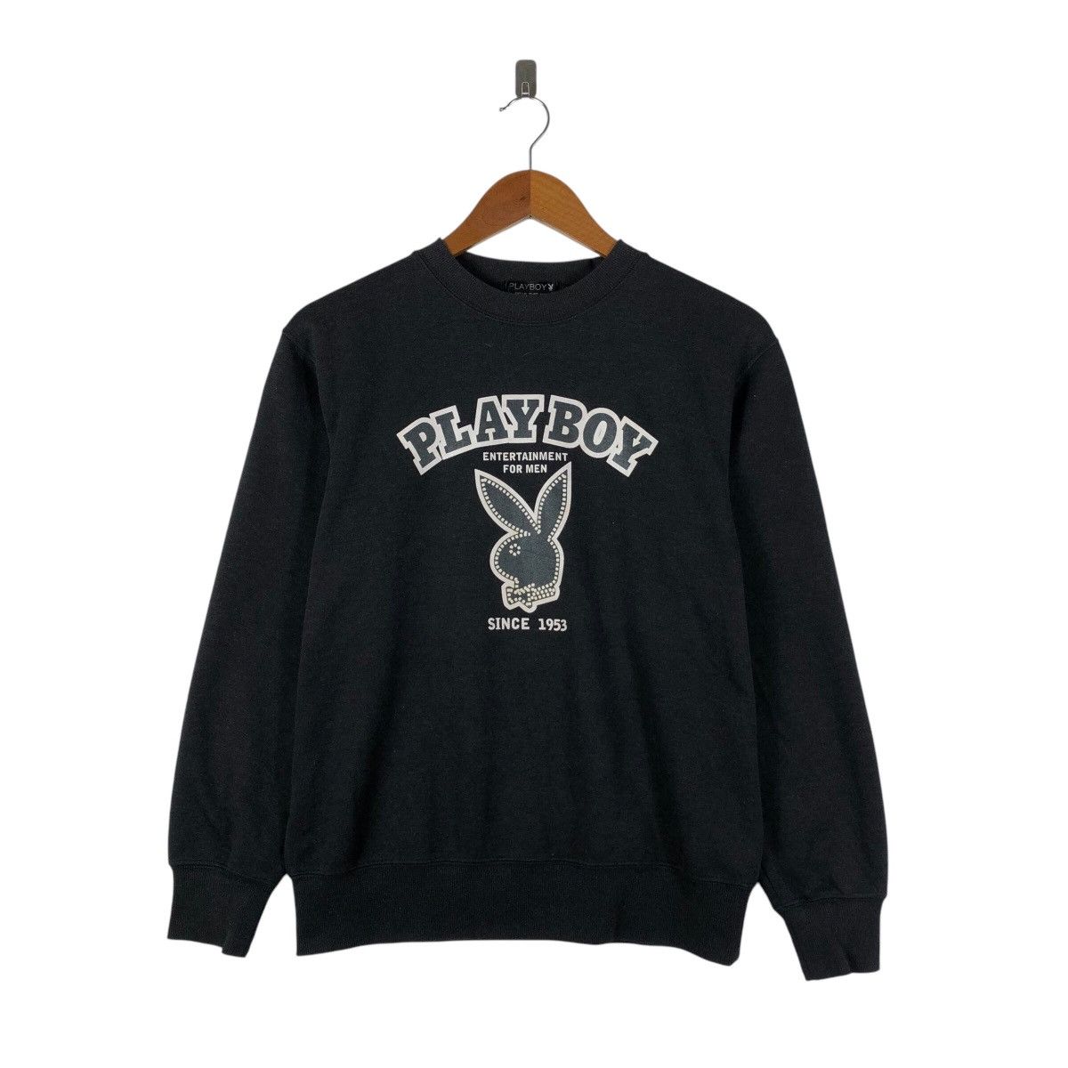 Playboy PLAYBOY Big Logo Print Design Sweatshirt Size US M / EU 48-50 / 2 - 1 Thumbnail
