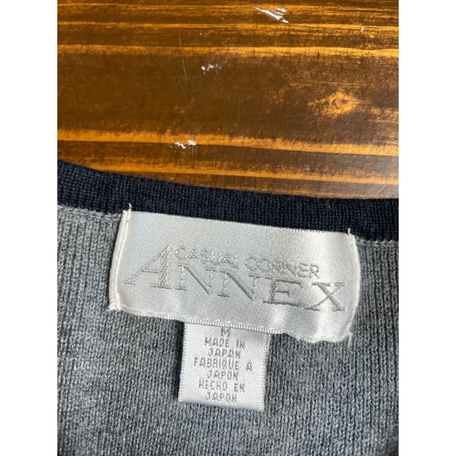 Vintage Casual Corner Annex Sweater Cardigan Full Zip Womens Medium Gray Size M / US 6-8 / IT 42-44 - 6 Thumbnail