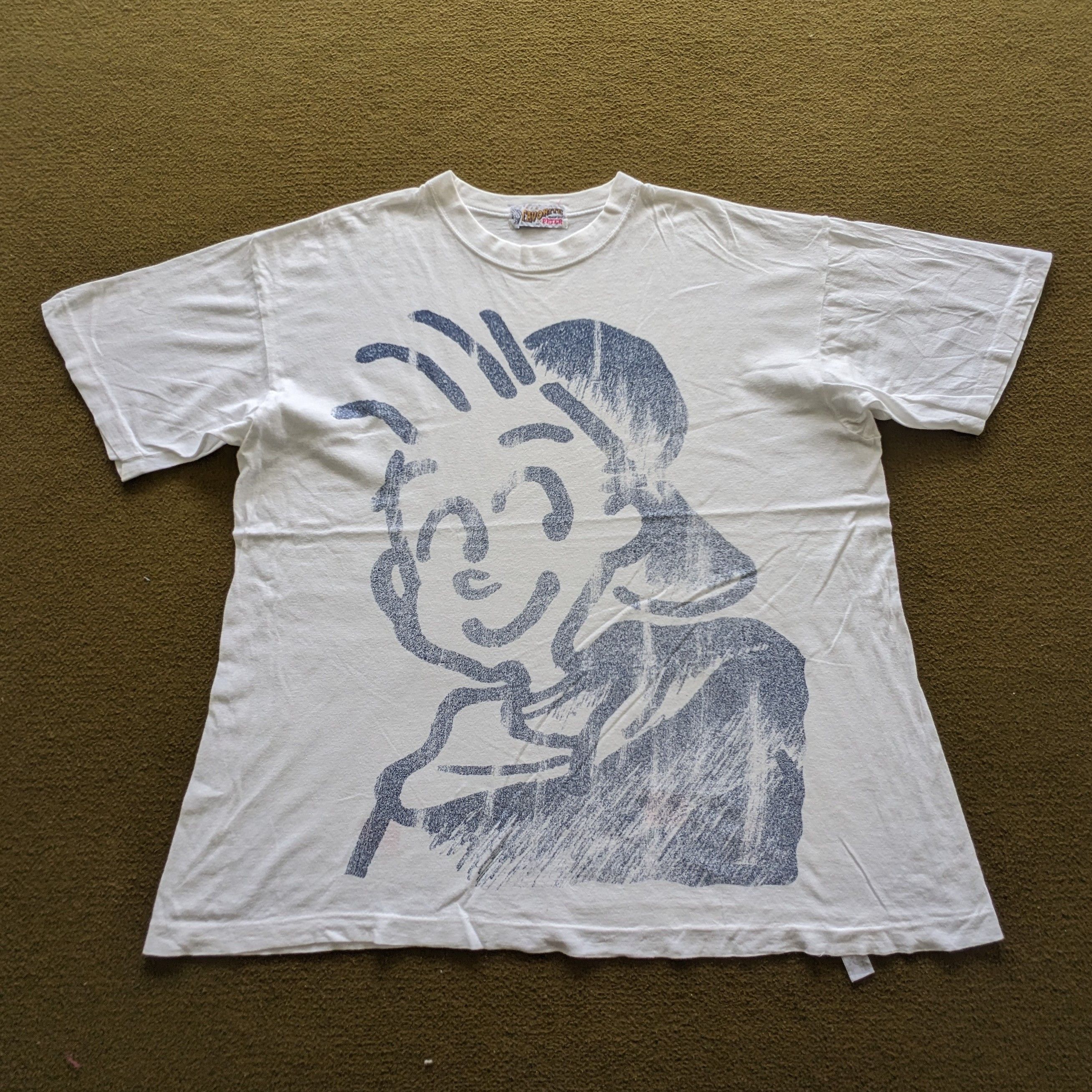 Vintage Vintage 90's Joyful Life Peter Cartoon T-shirt Size US L / EU 52-54 / 3 - 1 Thumbnail