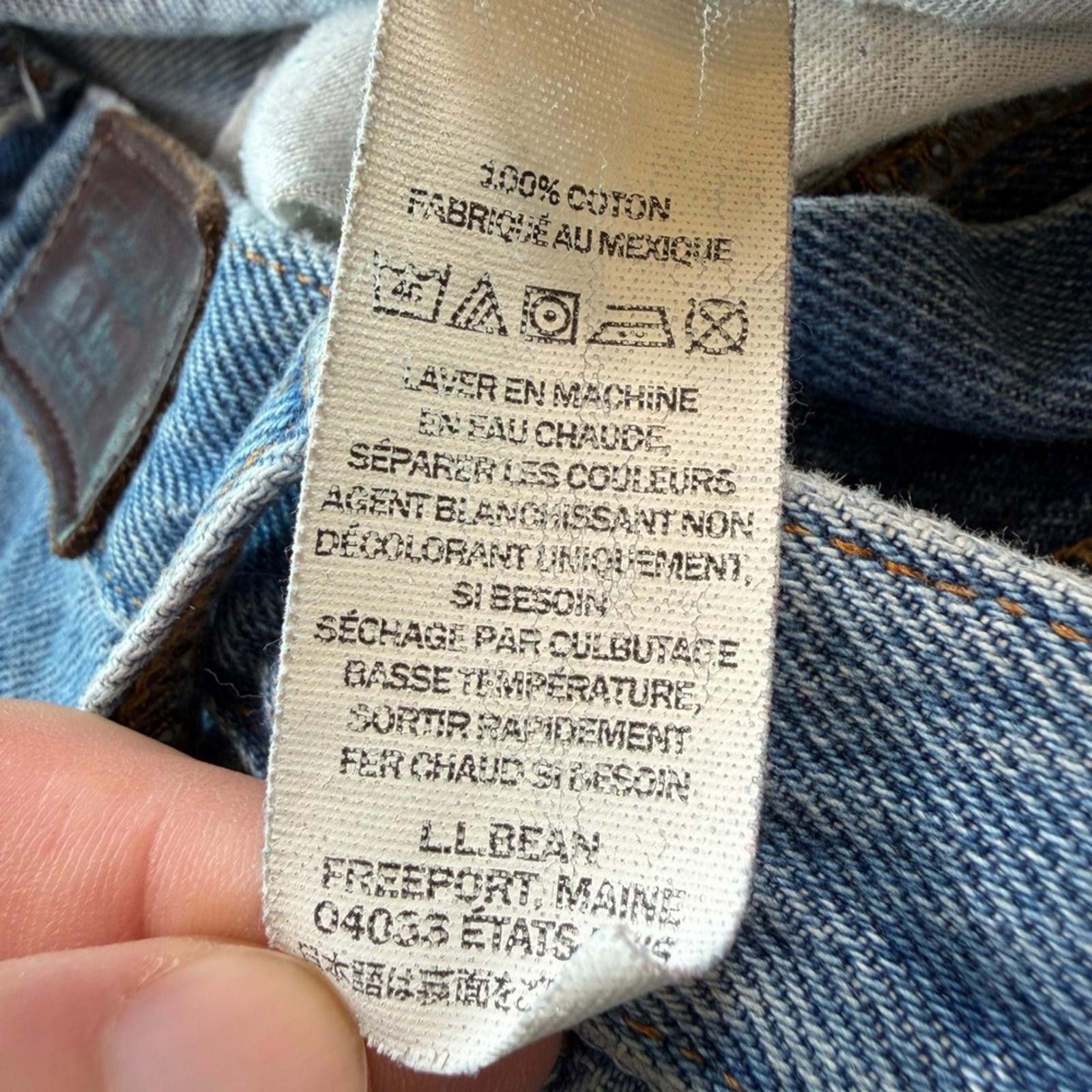 L.L. Bean L.L.Bean Classic Fit Jeans 40x32 Relaxed Straight Leg Faded Size US 40 / EU 56 - 6 Thumbnail