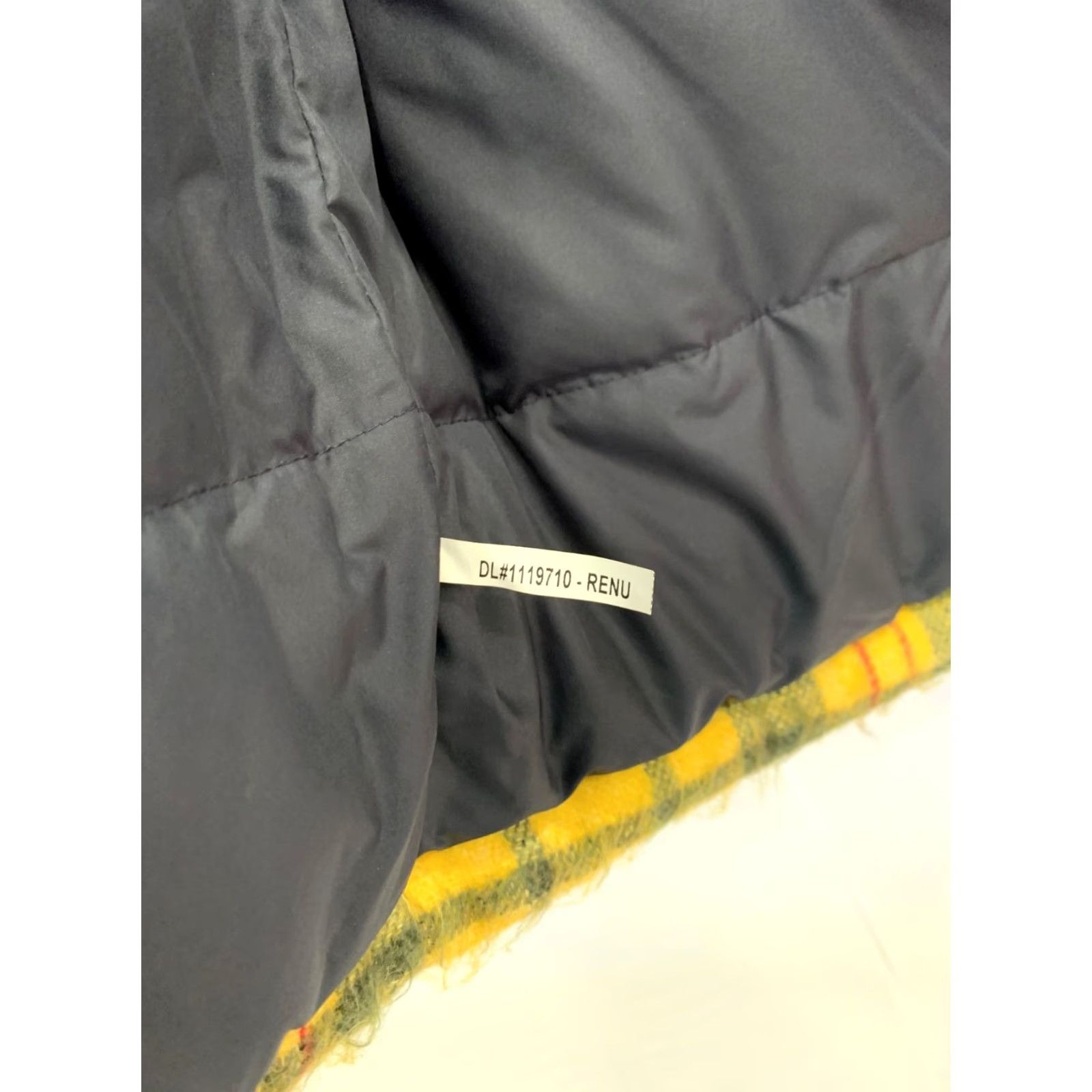 The North Face VINTAGE The North Face Brown Label Plaid Puffer Parka Jacket Mens M Yellow Wool Size US M / EU 48-50 / 2 - 6 Thumbnail