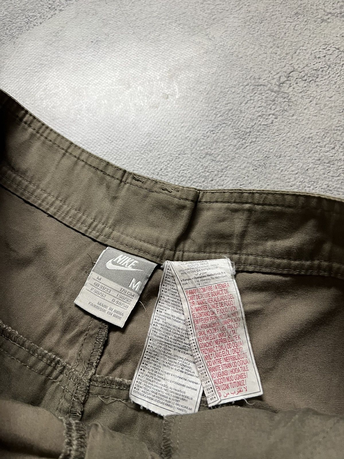 Nike × Vintage Vintage Y2k Brown 🤎 Nike Multi Pocket Shorts 00’s Size US 32 / EU 48 - 10 Thumbnail