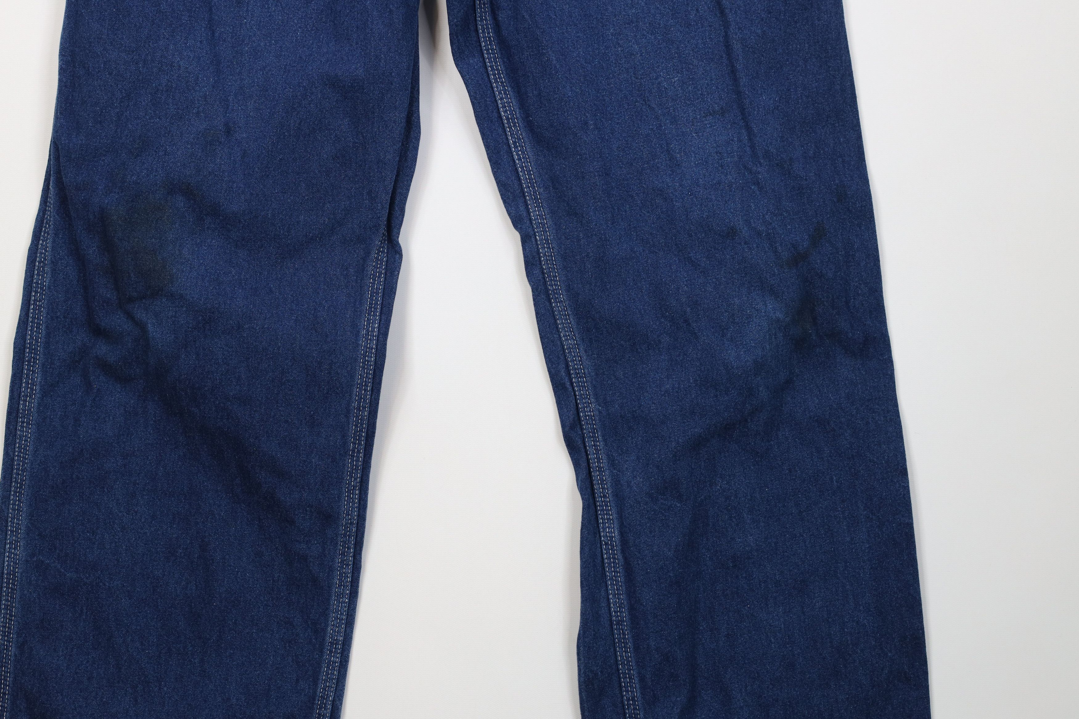 Carhartt Vintage 90s Carhartt Wide Leg Dungaree Denim Jeans Blue USA Size US 34 / EU 50 - 4 Thumbnail