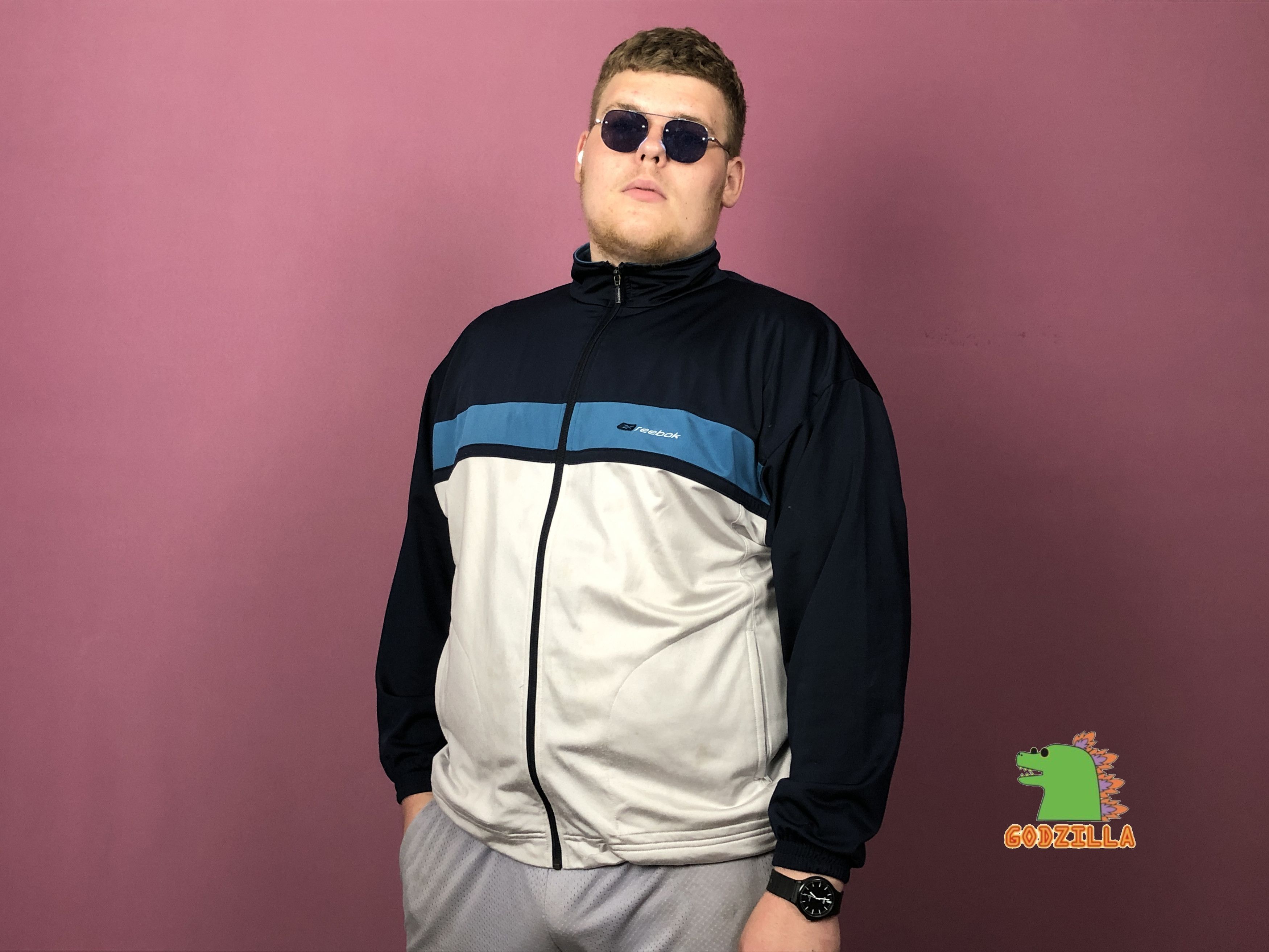 Reebok × Vintage Reebok Vintage Men's Track Jacket - L Size US L / EU 52-54 / 3 - 4 Thumbnail
