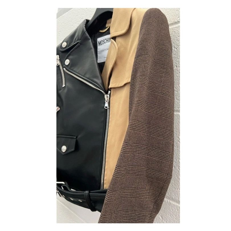 Moschino AW20 Moschino Couture Jeremy Scott Biker Jacket sleeves Size XL / US 12-14 / IT 48-50 - 9 Thumbnail