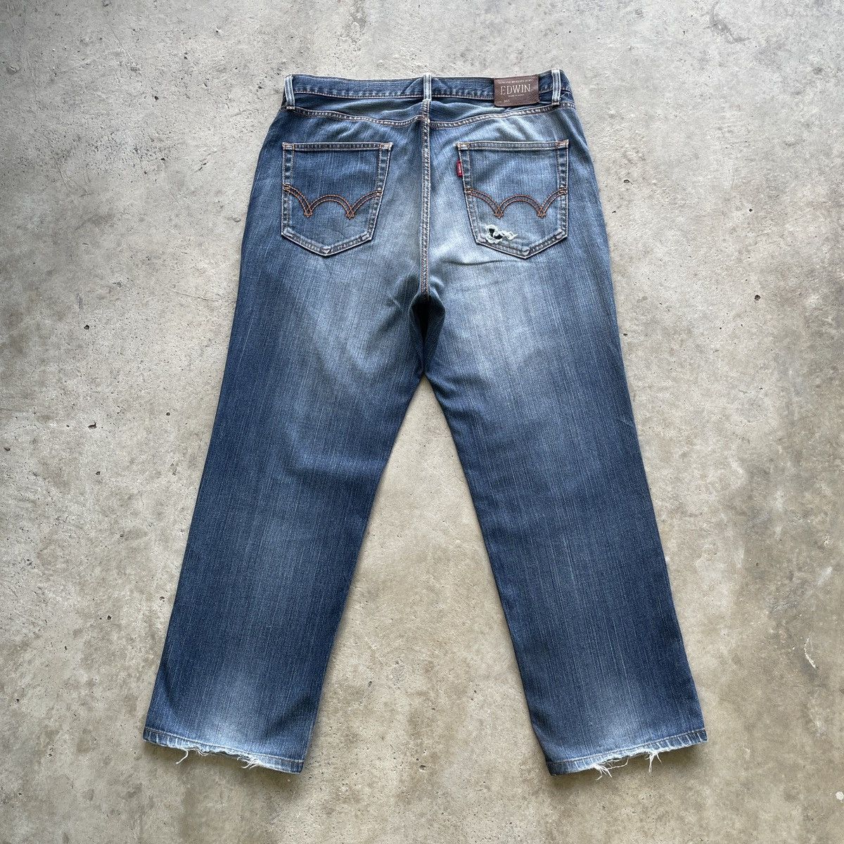 Edwin Vintage Edwin 503 Made In Japan Jeans Faded Pants Denim Size US 36 / EU 52 - 11 Thumbnail