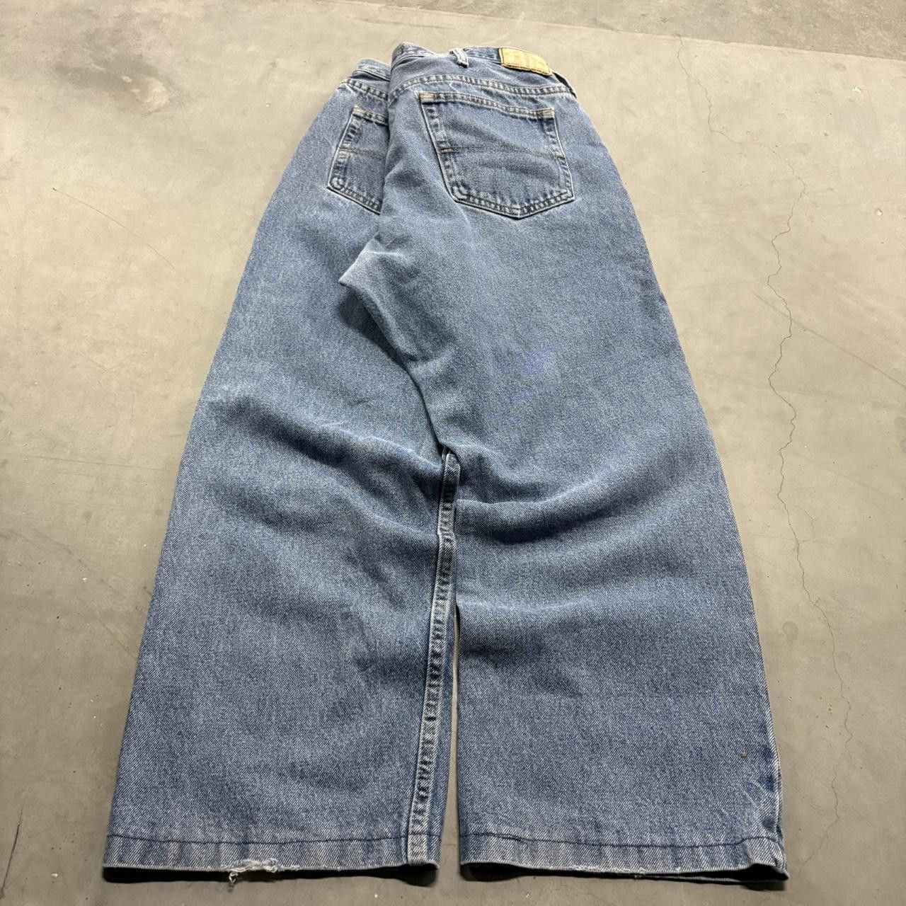 Vintage Crazy Vintage Y2K/2000s Baggy Medium Blue Wash Workwear Streetwear Denim Jeans! Size US 40 / EU 56 - 6 Thumbnail