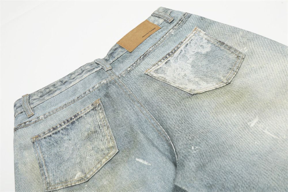 Vintage Men's high street distressed punk ripped dirty jeans Size US 32 / EU 48 - 5 Thumbnail