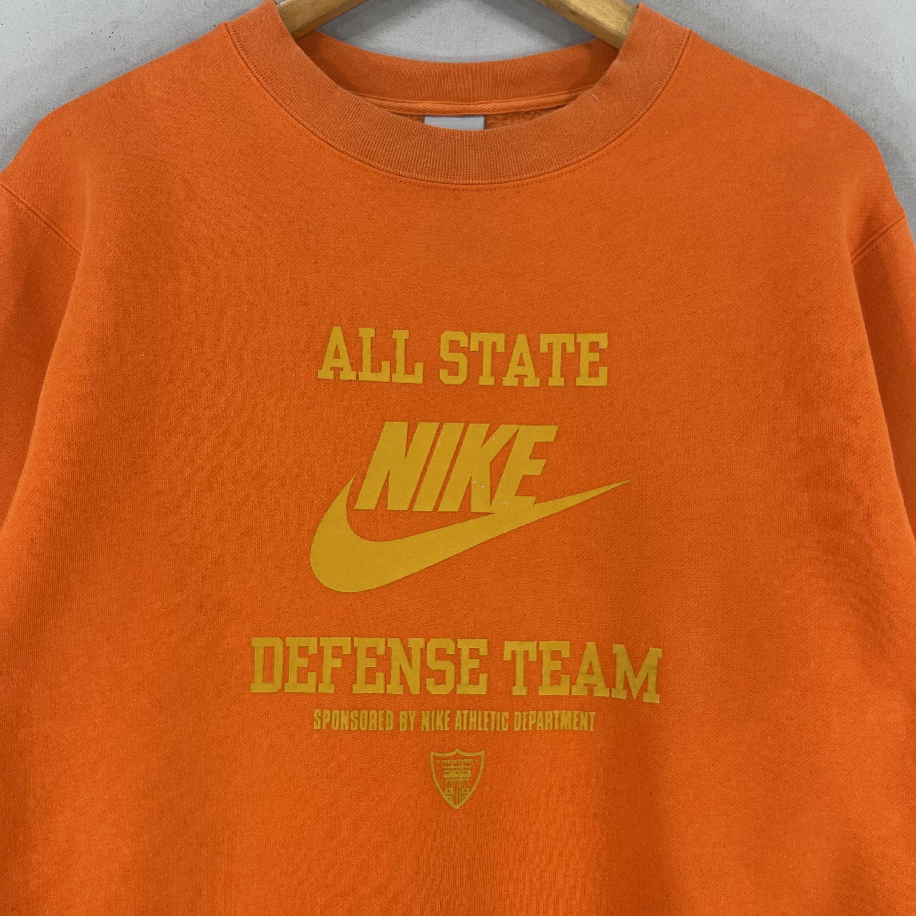 Nike × Vintage Vintage Y2K NIKE Big Swoosh Crewneck Sweatshirt Size US M / EU 48-50 / 2 - 2 Thumbnail