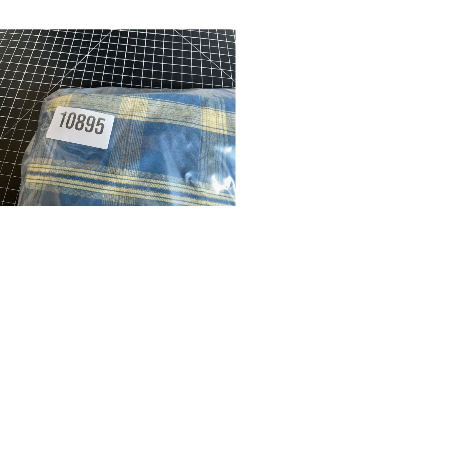 Levi's Levi's 501 Plaid Shirt Mens XL Blue Yellow Western Metal Buttons (2XL Tag) Size US XL / EU 56 / 4 - 10 Thumbnail