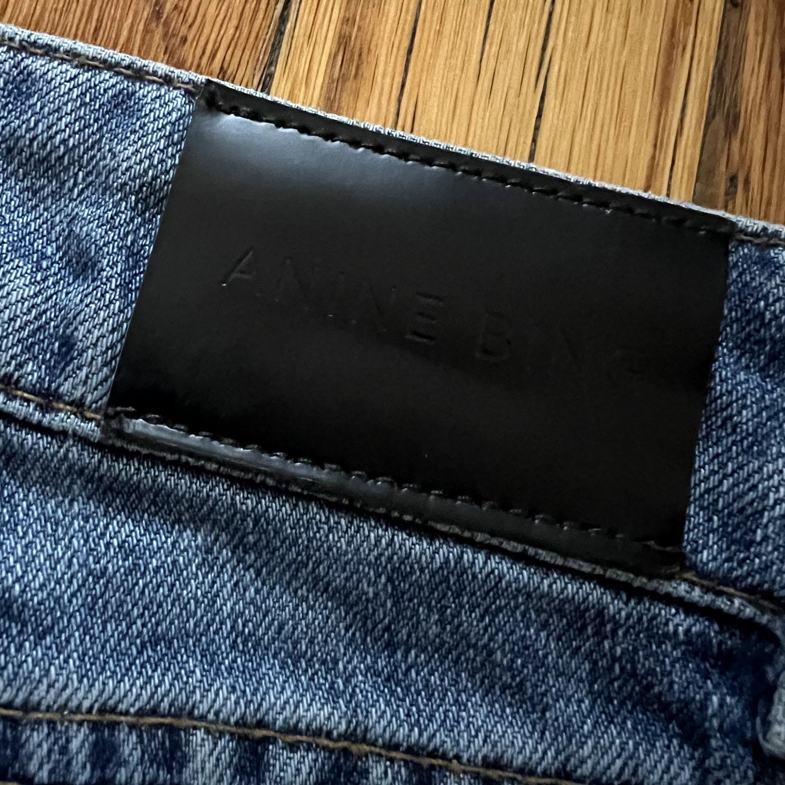 Anine Bing Anine Bing button fly jeans size 26 blue high rise DR Size 26" / US 2 / IT 38 - 4 Thumbnail
