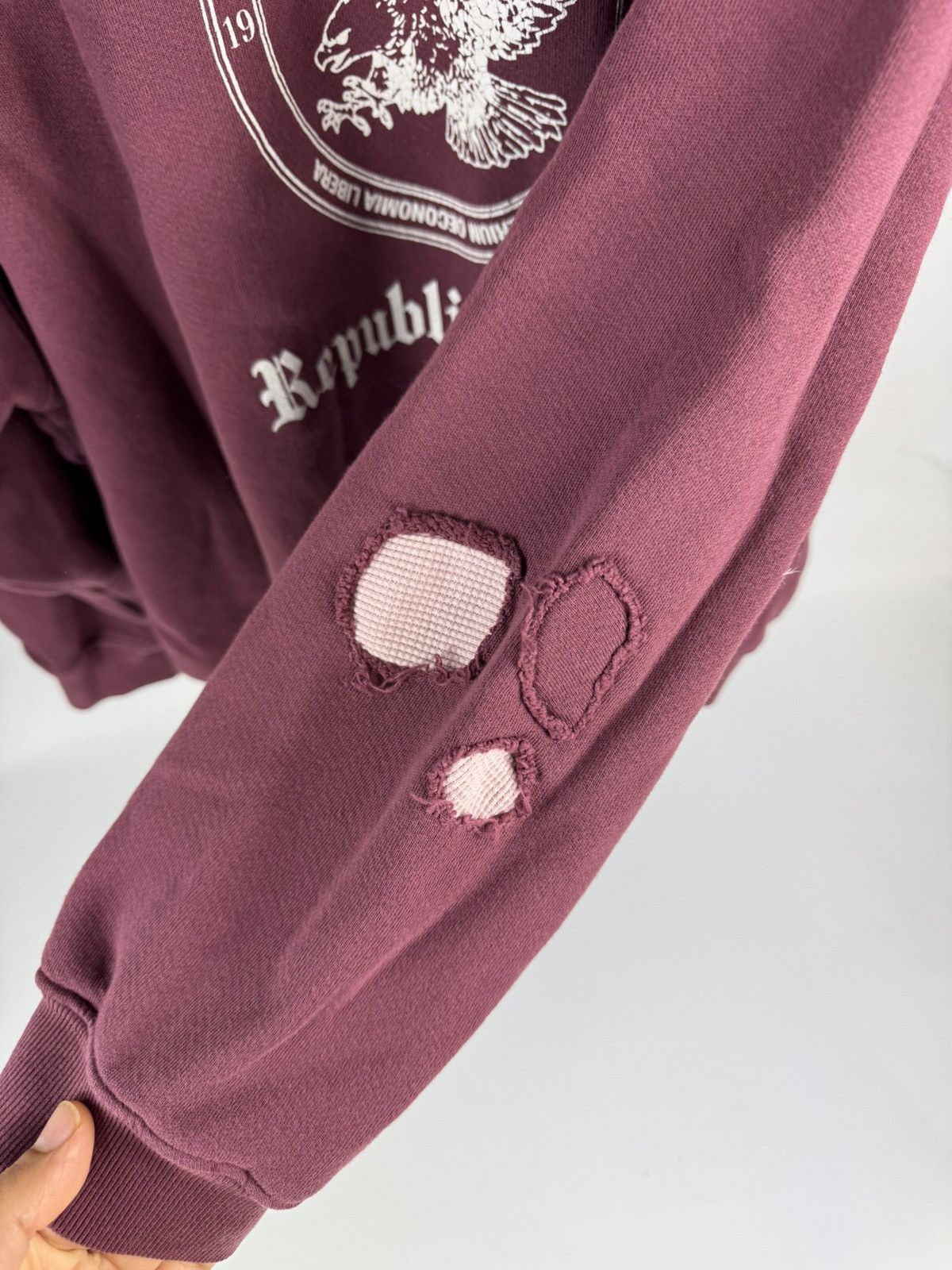 Enfants Riches Deprimes NEW YORK YOUNG REPUBLICAN CLUB BURGUNDY JUMPER Size US XL / EU 56 / 4 - 3 Thumbnail