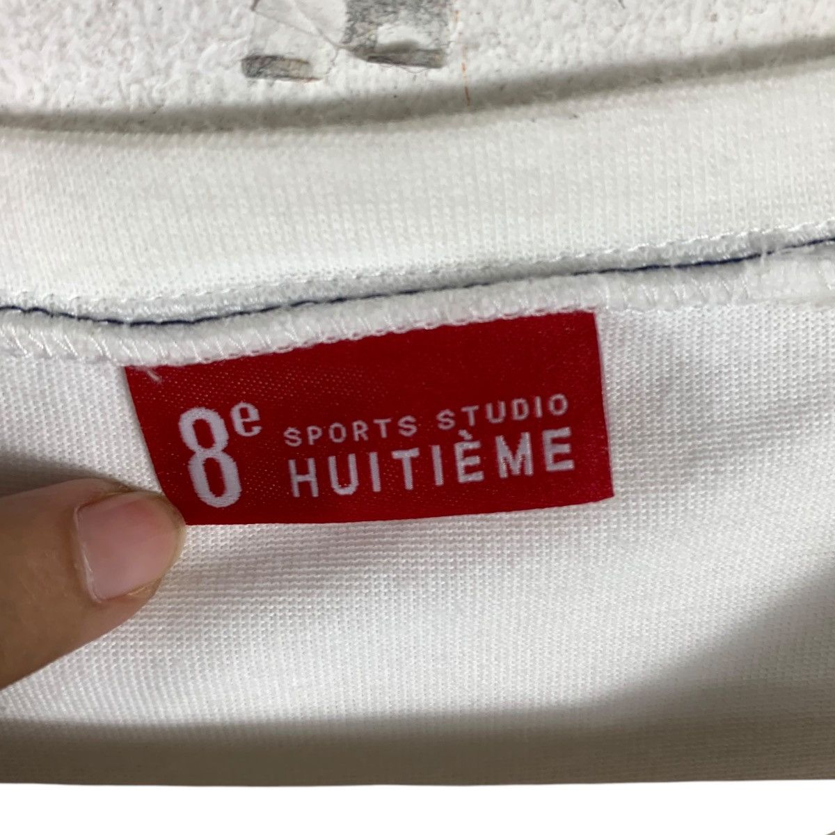 Vintage Vintage HUITEIME 8E PARIS Sports Studio Tee Shirt Top Dog Size S / US 4 / IT 40 - 5 Thumbnail