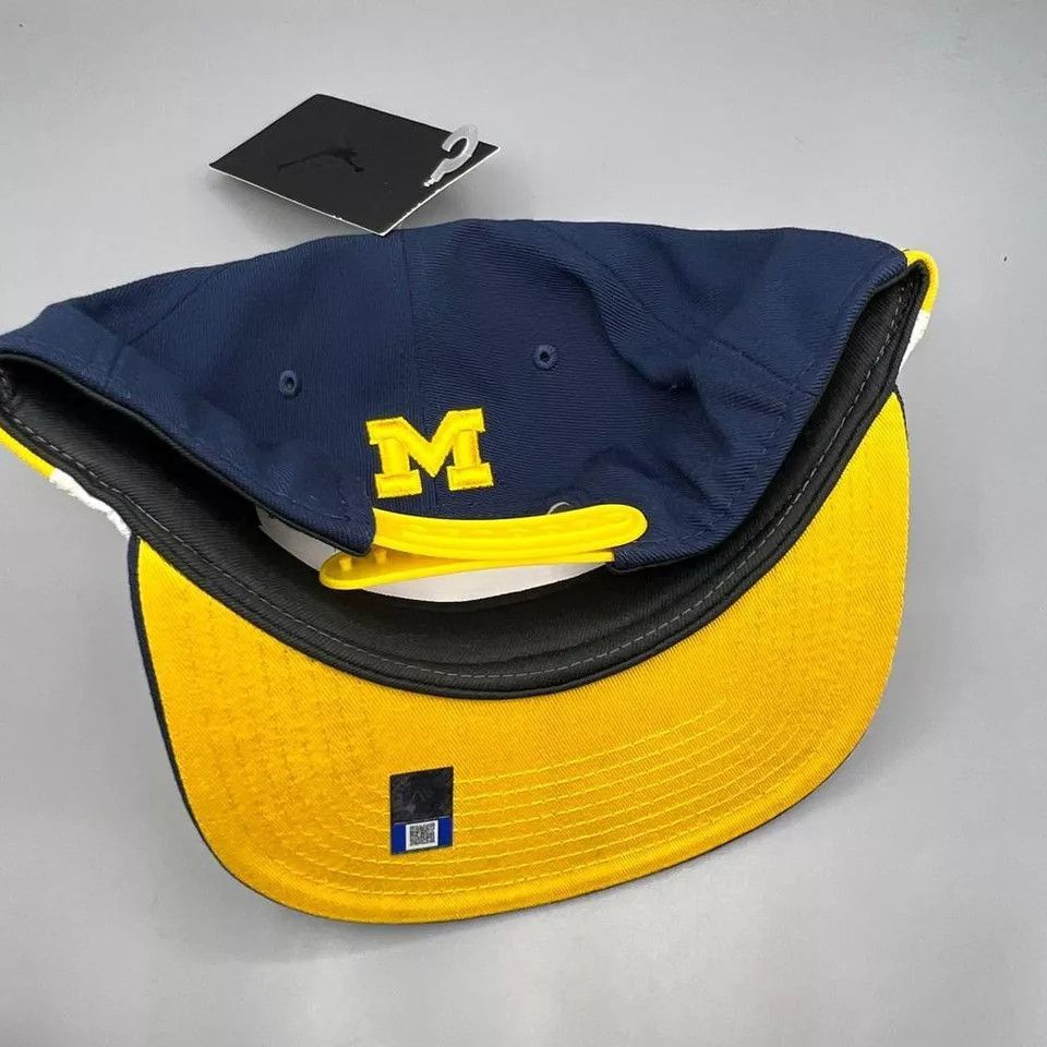 Jordan Brand Michigan Wolverines x Air Jordan Hat Men Jumpman Snap Back Size ONE SIZE - 6 Thumbnail