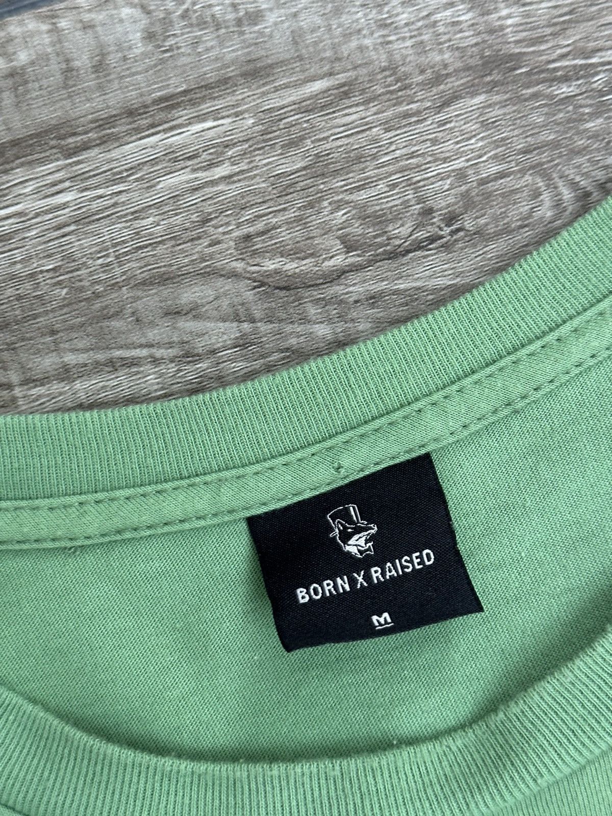 Born X Raised Born X Raised Green + Orange BXR Logo Tee Sz. Medium M Size US M / EU 48-50 / 2 - 3 Thumbnail